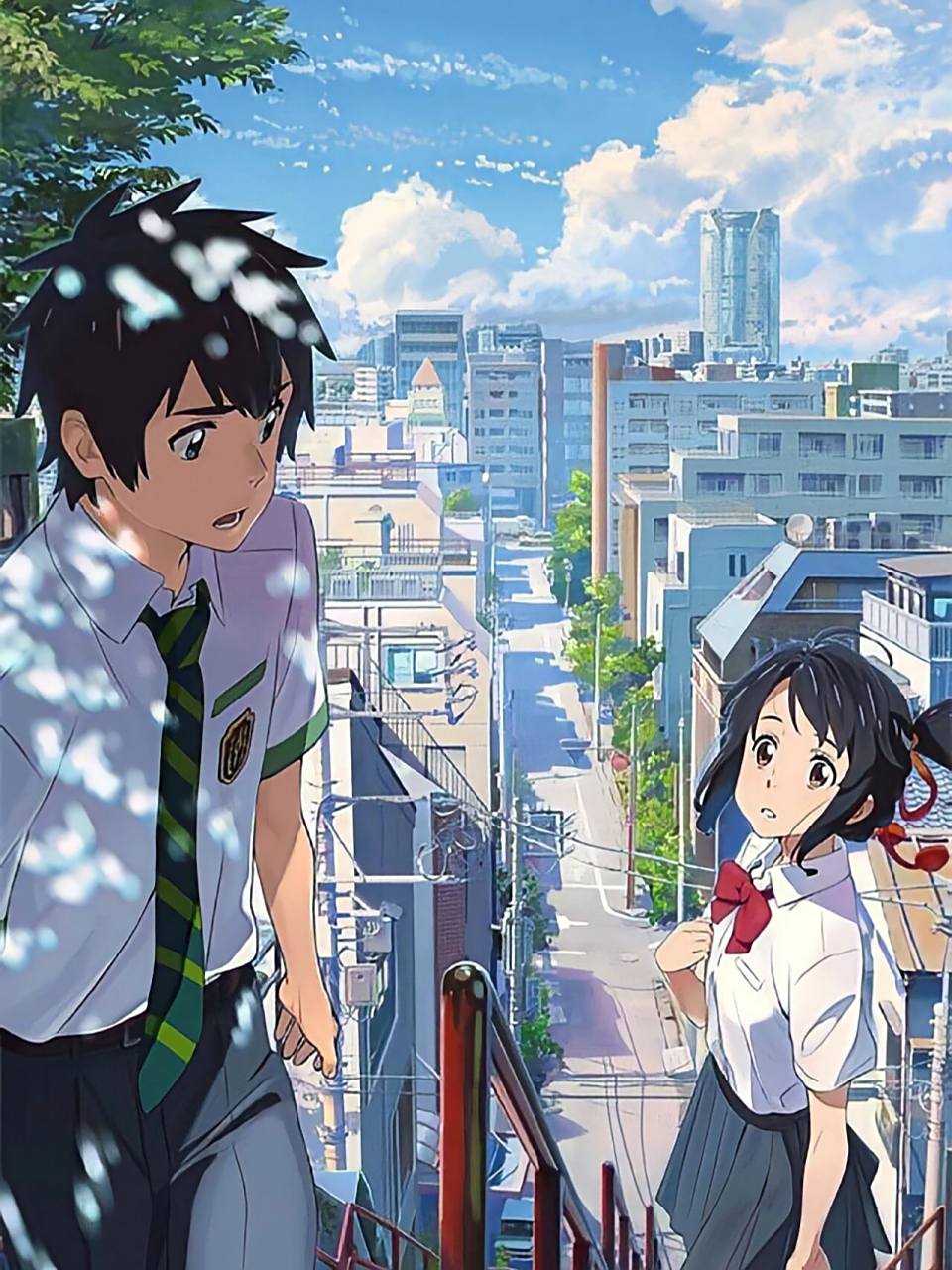 你的名字高清壁纸〗到现在还是画质抗打呢 图源百度侵删 画质有修复