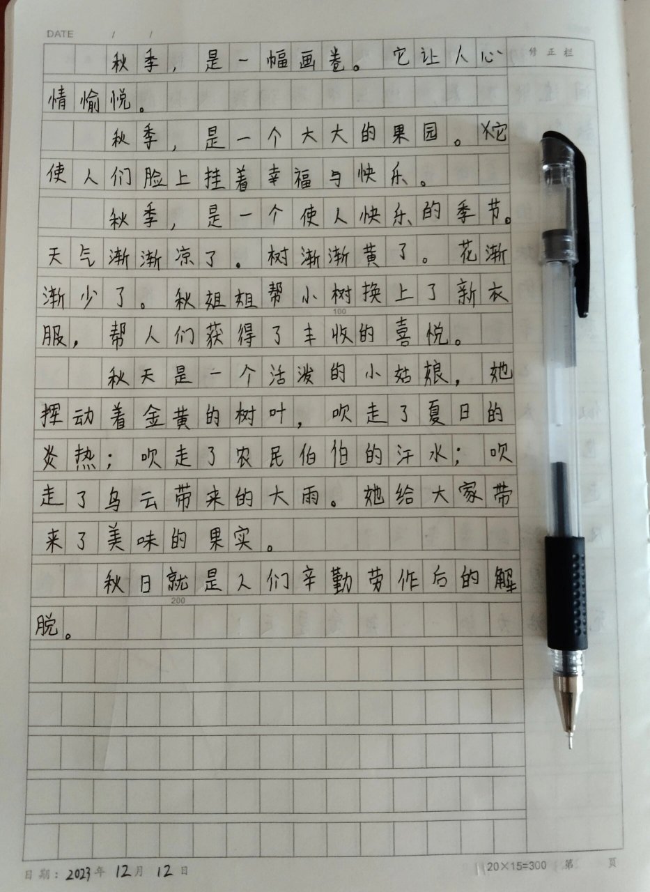 摘抄优美段落200字图片