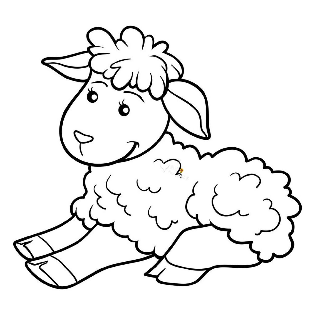 绘画素材‖可爱动物黑白线稿可打印填色2 9015今日蕞后一更依然是