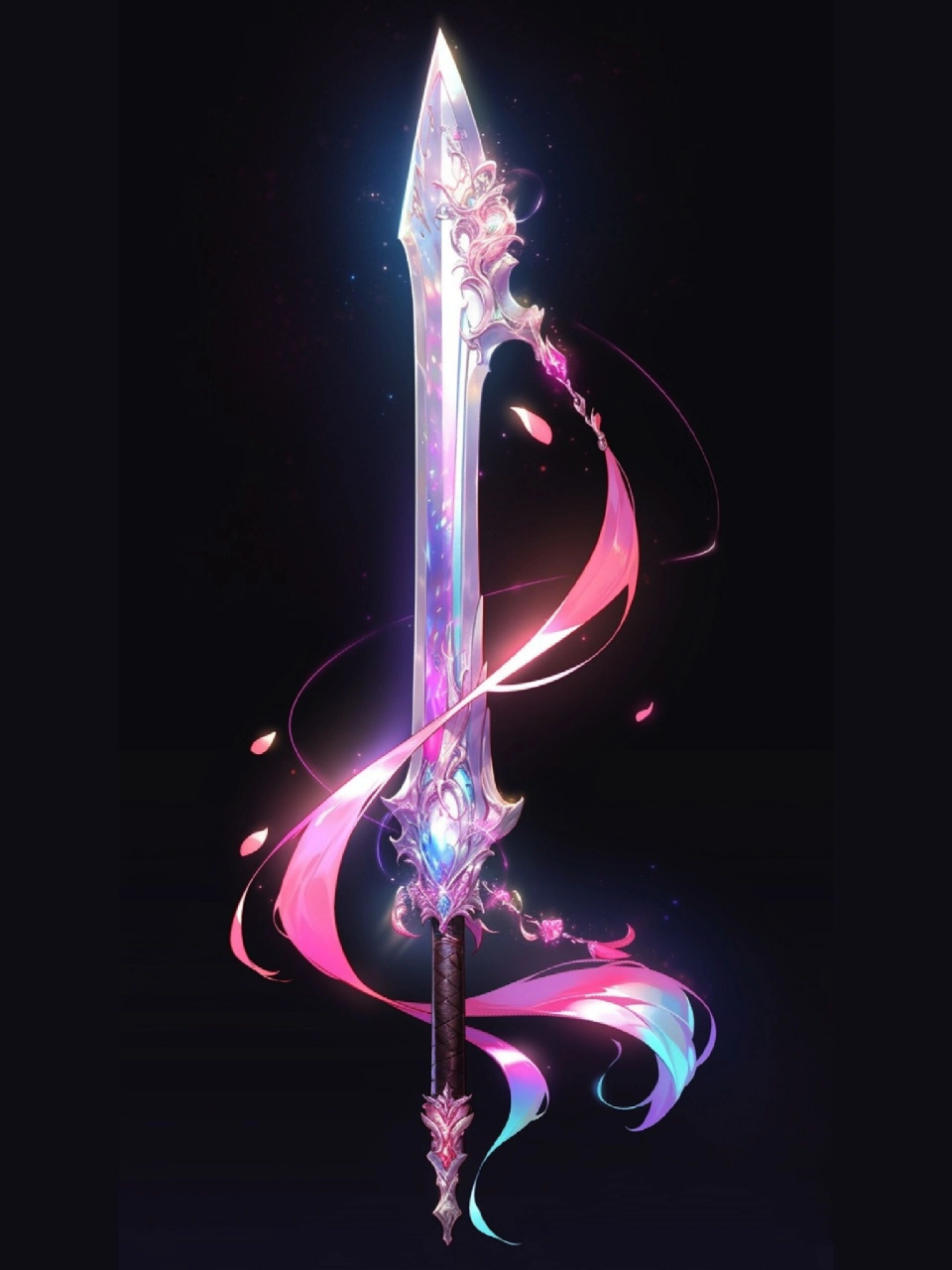 仙女武器设定|花神·倾世之剑 十二花神的神力凝聚成的神剑, 可倾覆