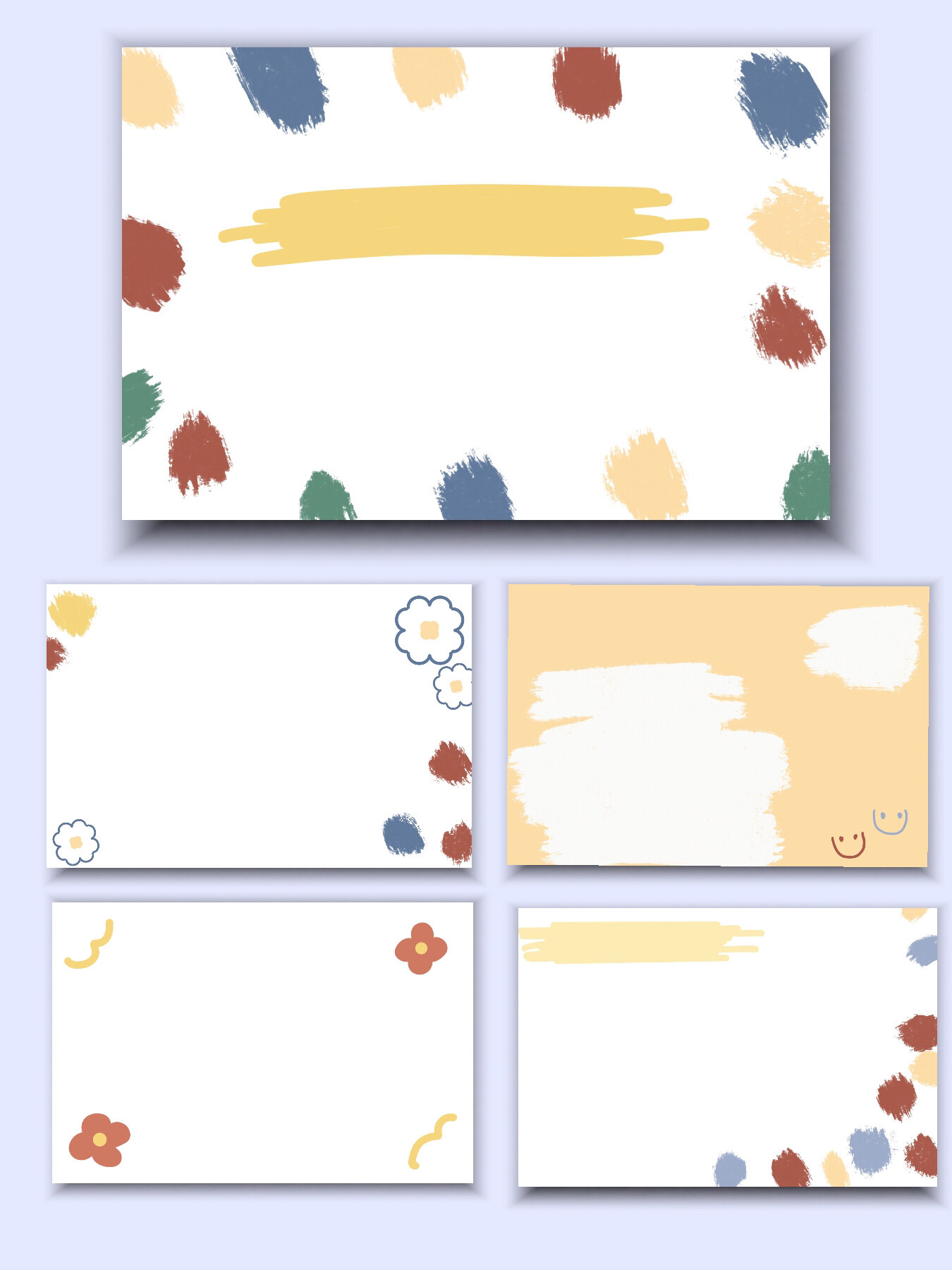 卡通ppt|超好看背景图|简约可爱边框