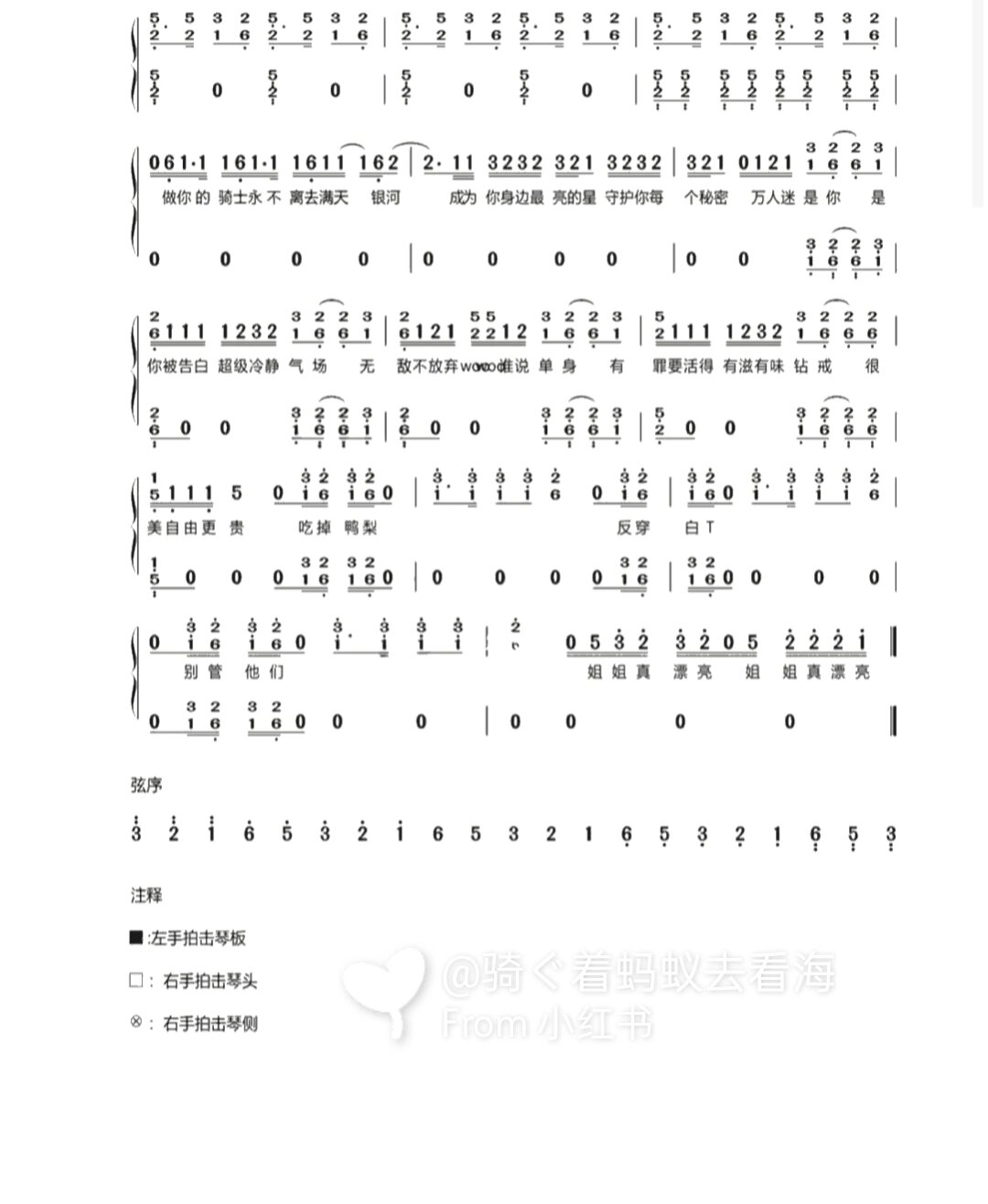 《姐姐真漂亮》简谱