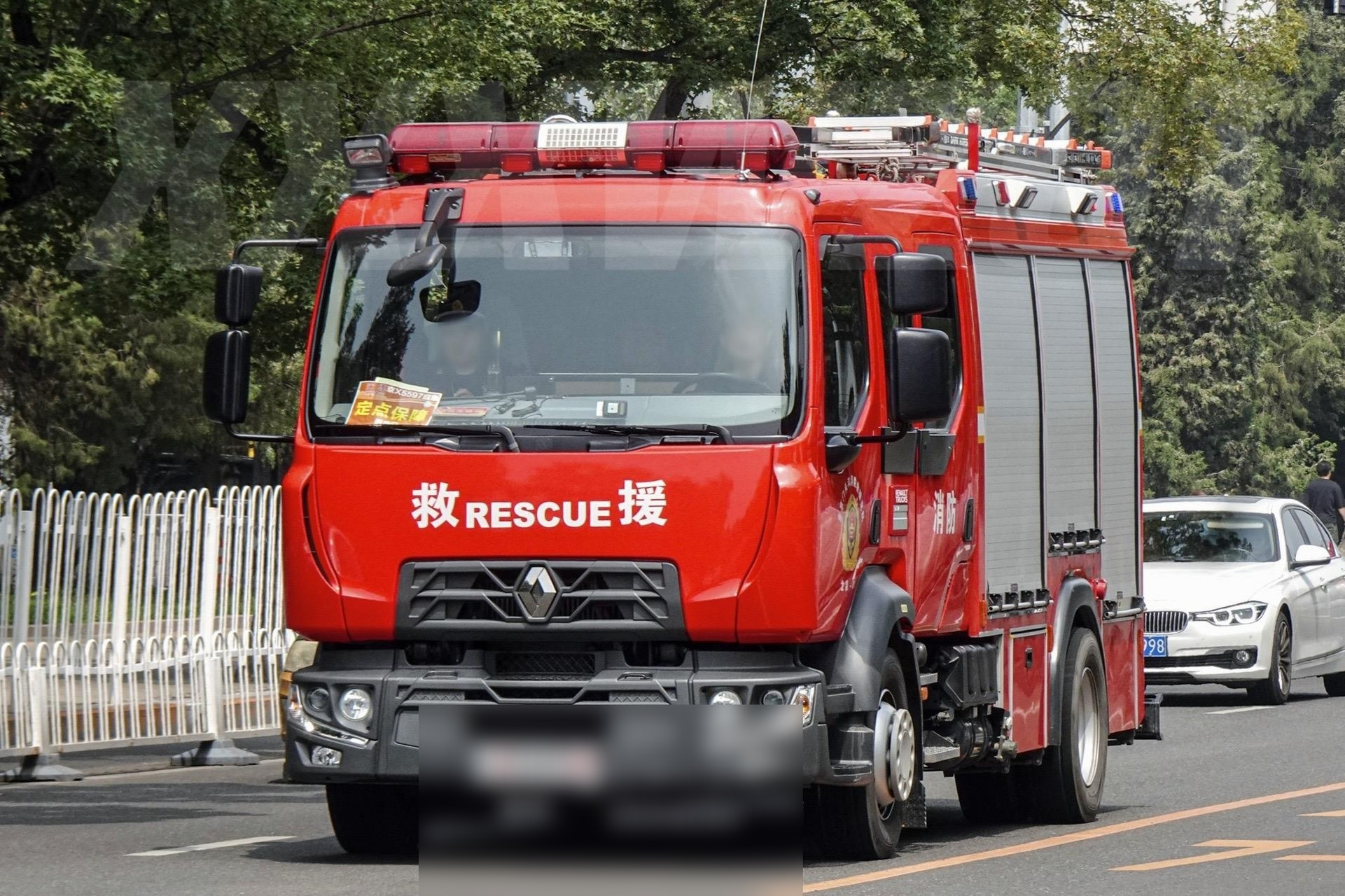 北京现代消防车图片