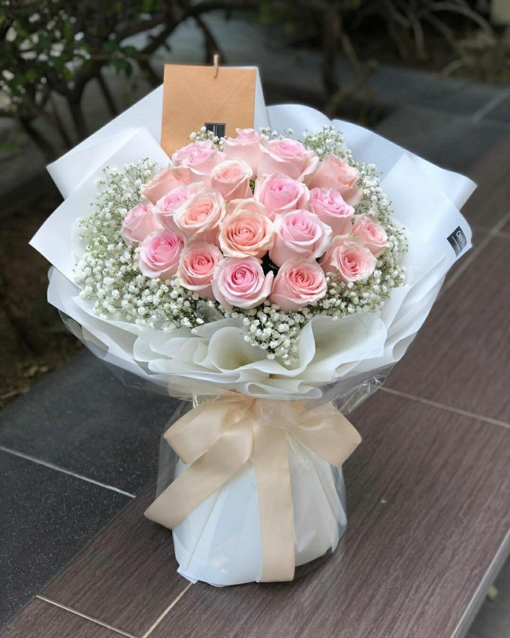 情人节约会鲜花——温柔可爱的花束 花之海岸9994