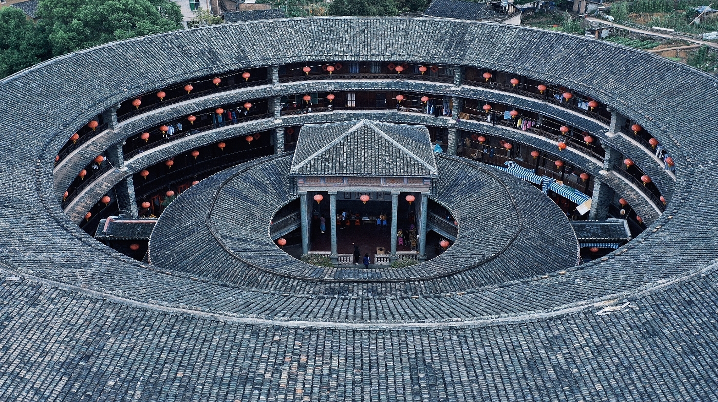 世界遗产福建土楼 振成楼 7515 福建永定客家土楼~振成楼(被誉为