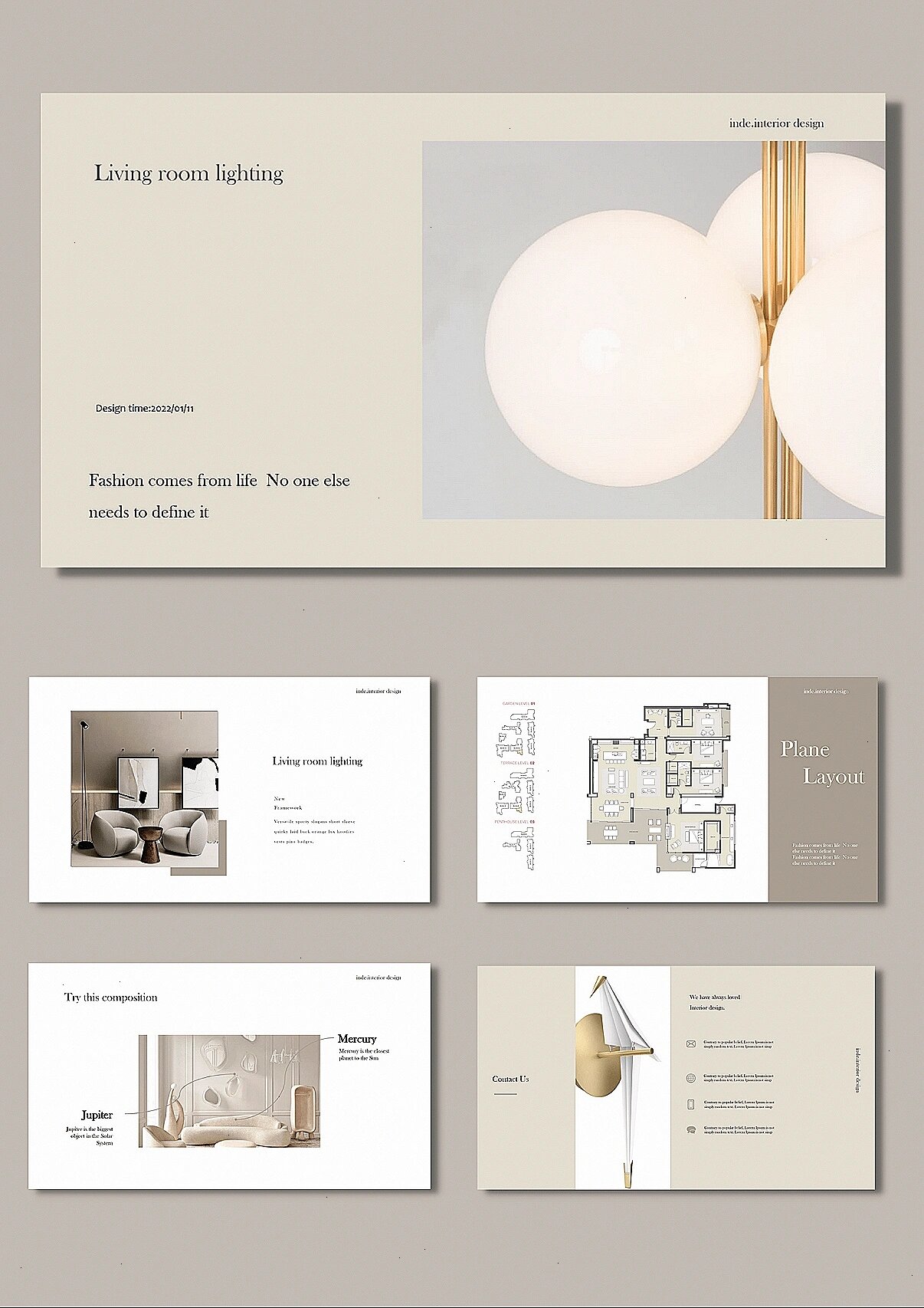 室内设计高级感ppt | 软装方案谈单