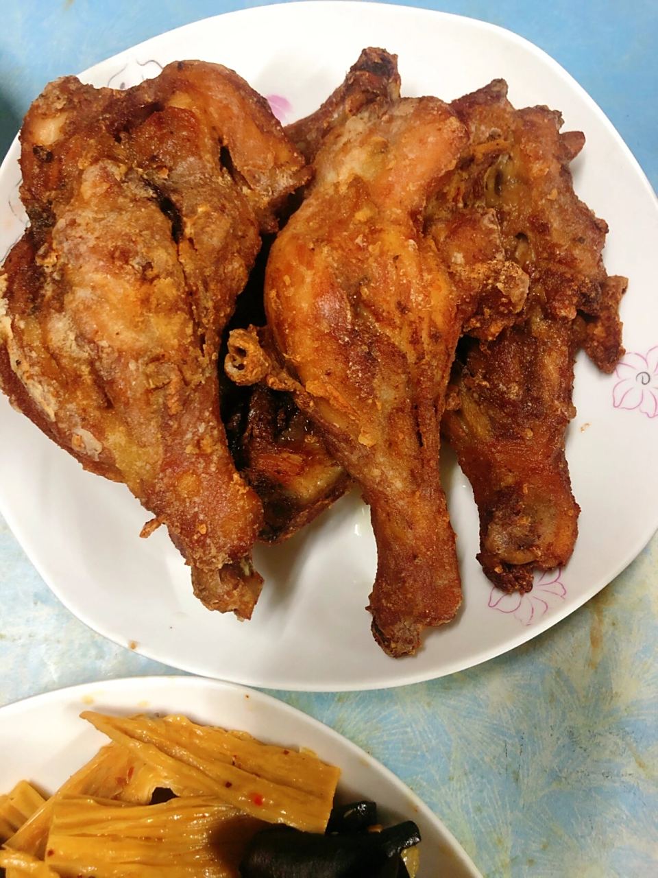 老式干炸鸡腿95 真的有被你们的大鸡腿馋到,然后我也巨想吃这种干香