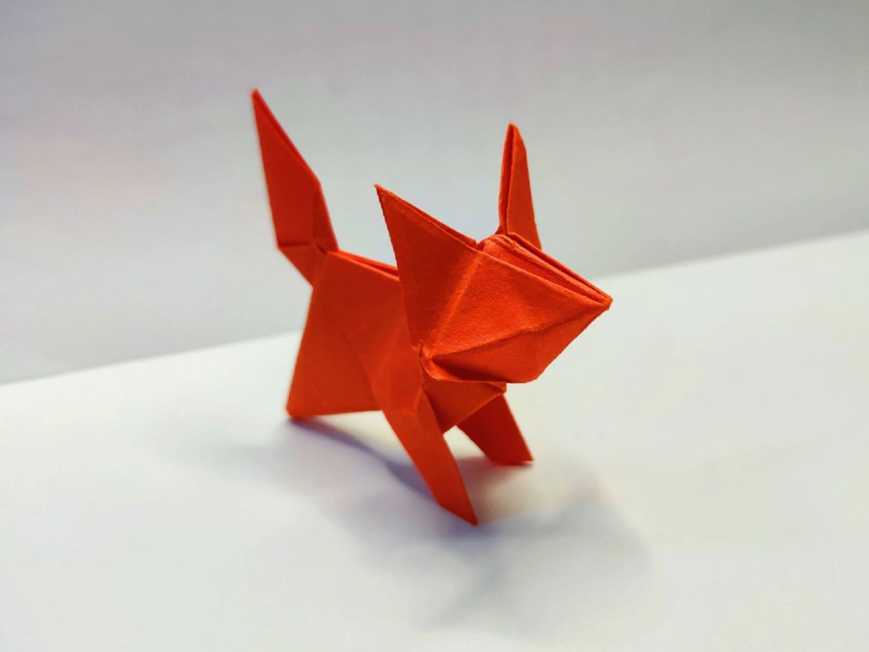 小狐狸① 折纸教程 纸张尺寸:15cm×15cm