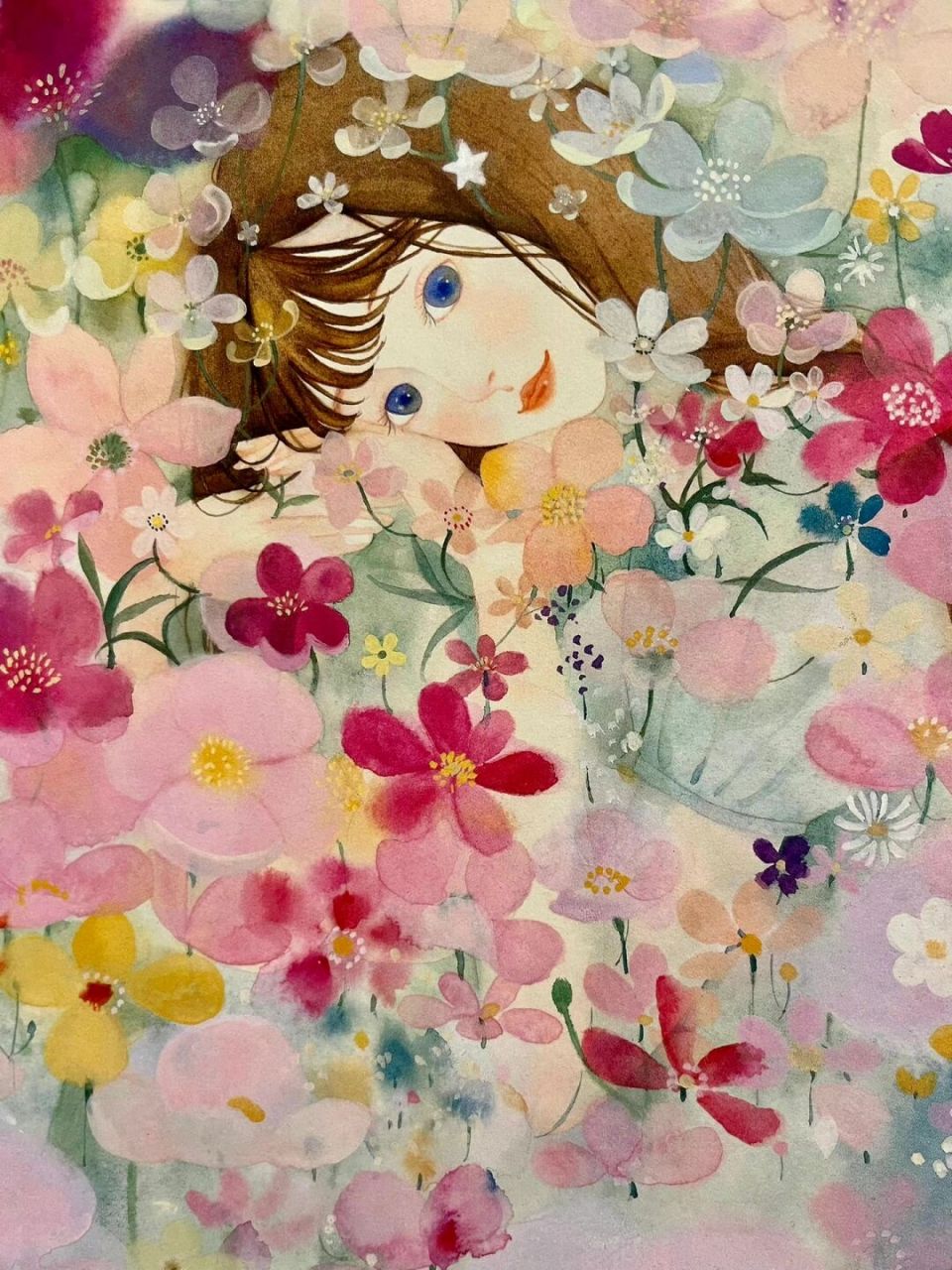 李淡淡,自由插画师, 出版作品《亲爱的,永远少女吧》,《淡淡的小时光