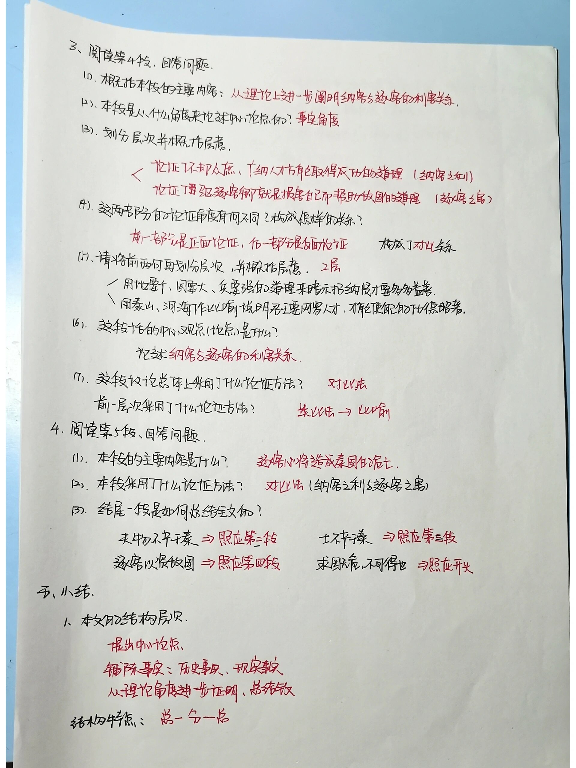 陕西专升本语文笔记《谏逐客书》