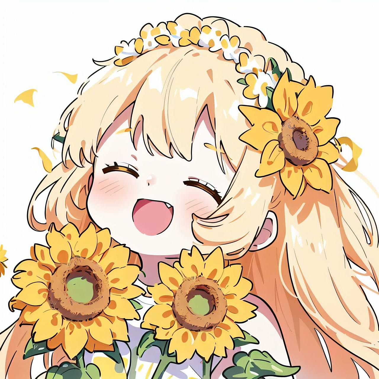 向日葵|可爱|闺蜜头像