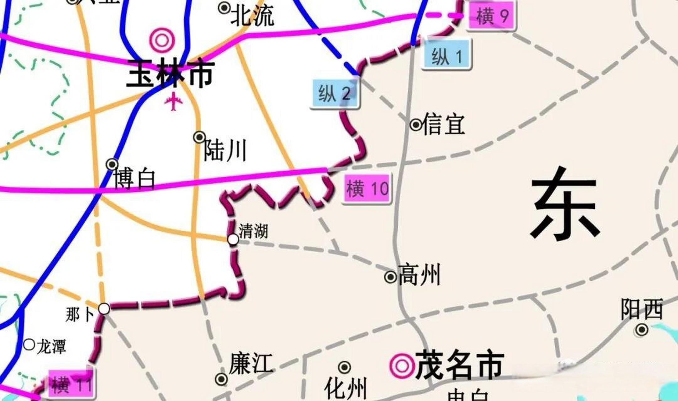 广西规划建容县至茂名信宜高速公路 广东头条