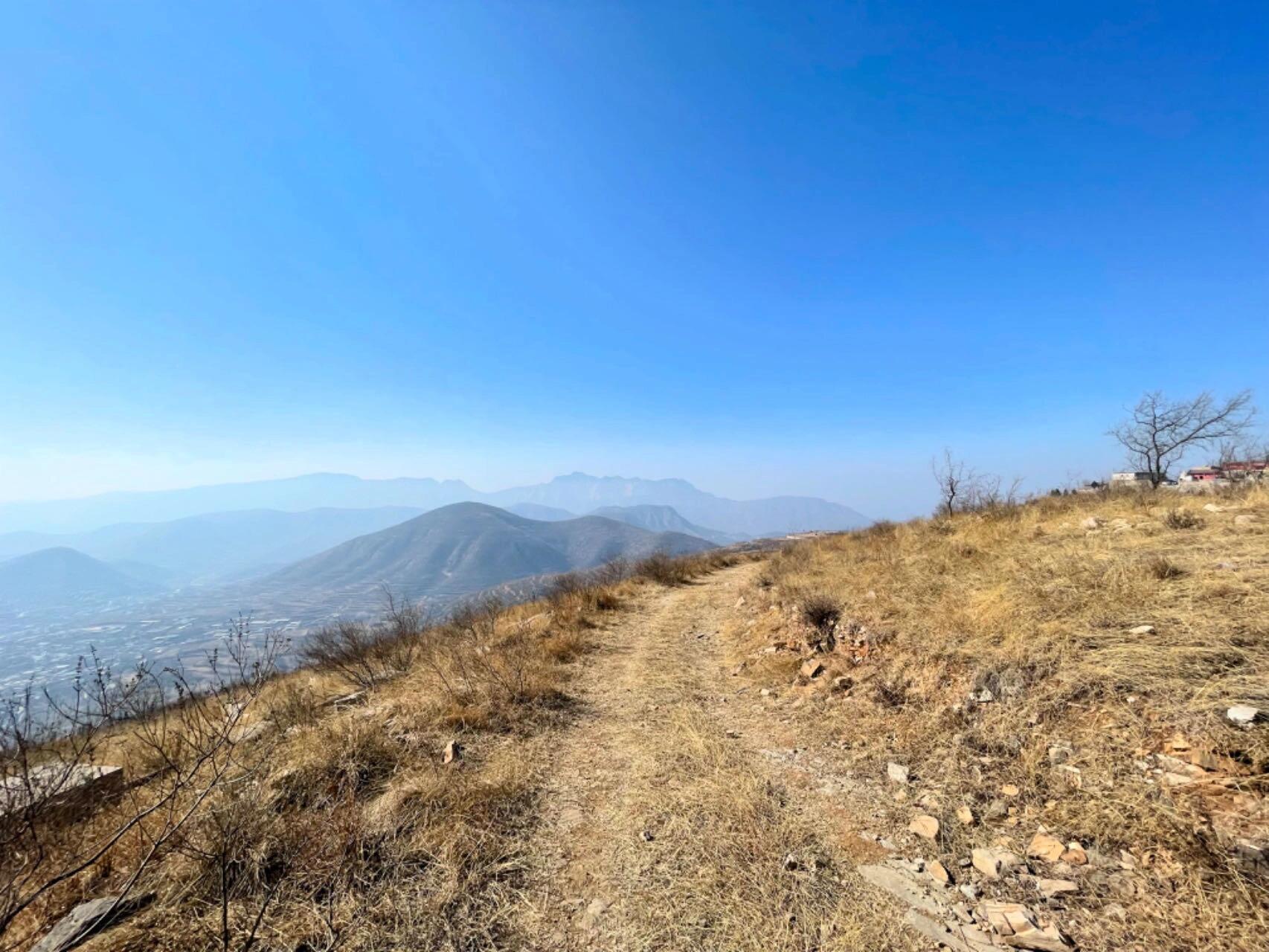来玉皇顶 春节期间,一起登山,玉皇顶,鹿泉的九里山,到市区大概是20