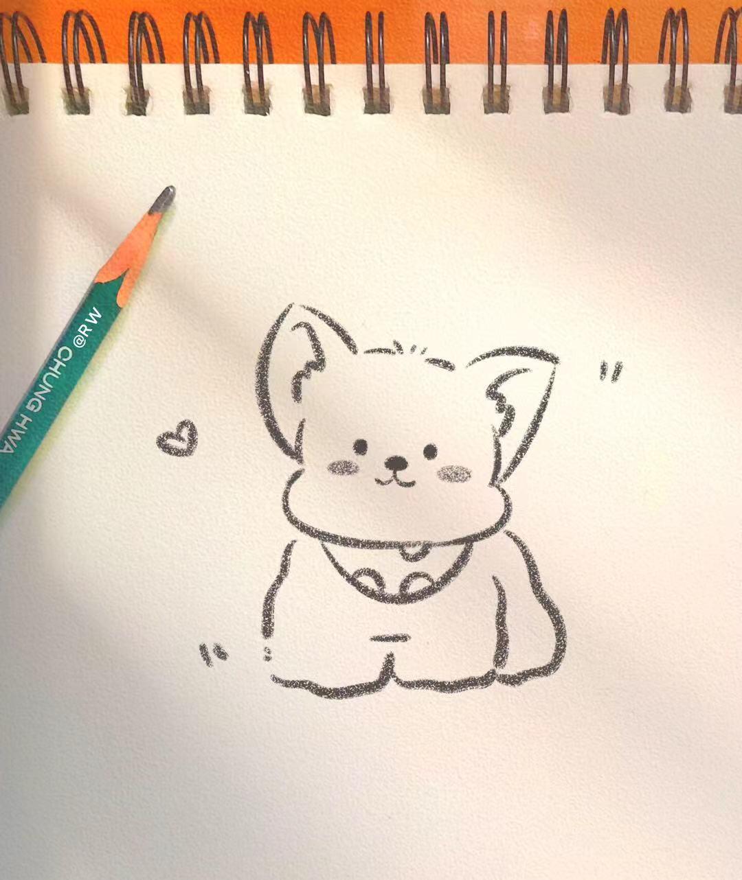 超可爱简笔画过程