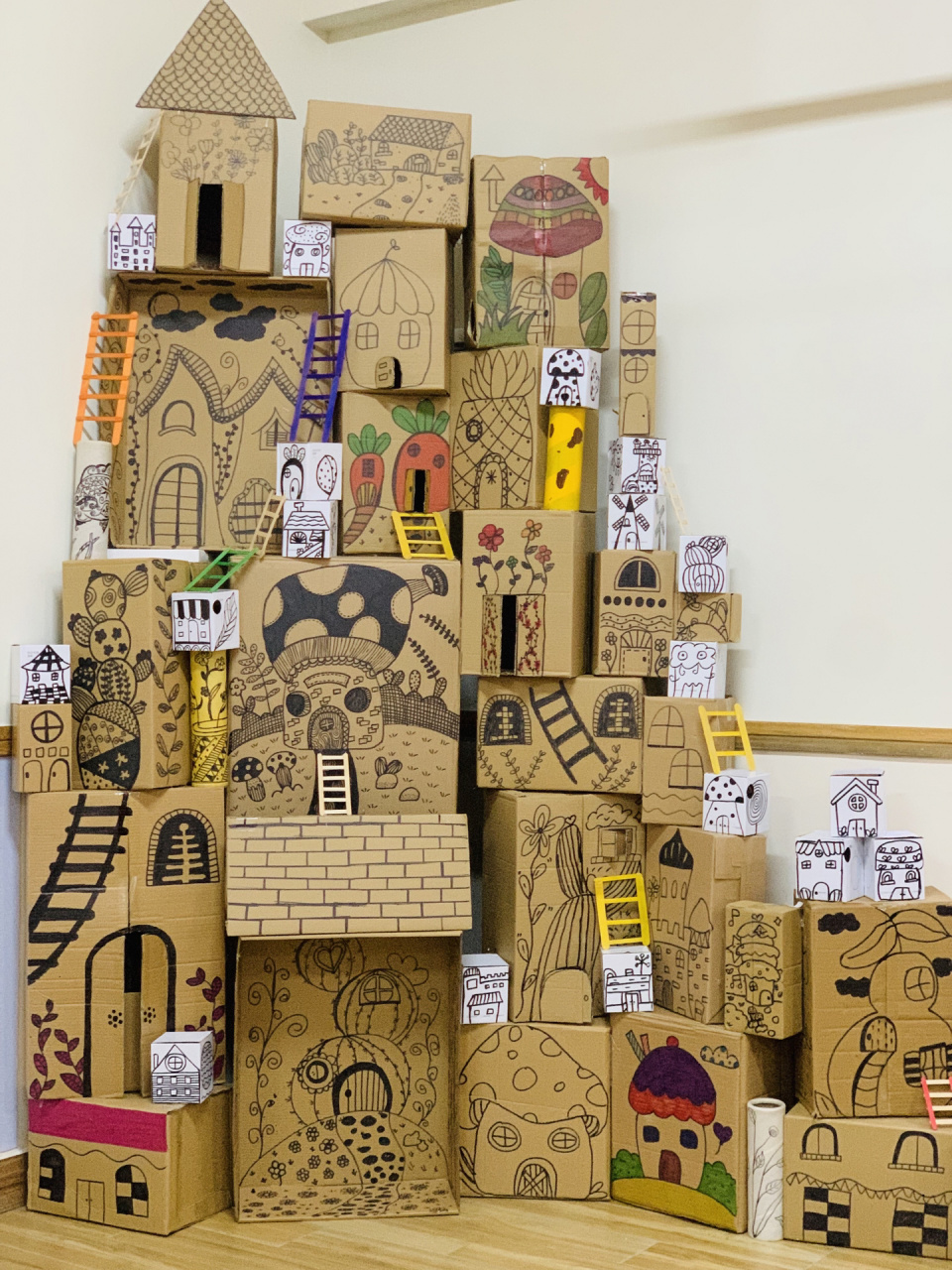 幼儿园建构区|幼儿园区角|环创 快来看看建构区可以怎么设计吧!