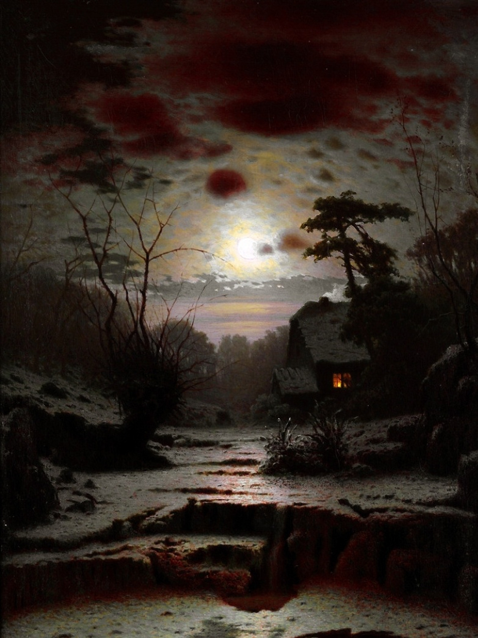 一组画面诡异阴森恐怖的图片 气氛烘托的很好