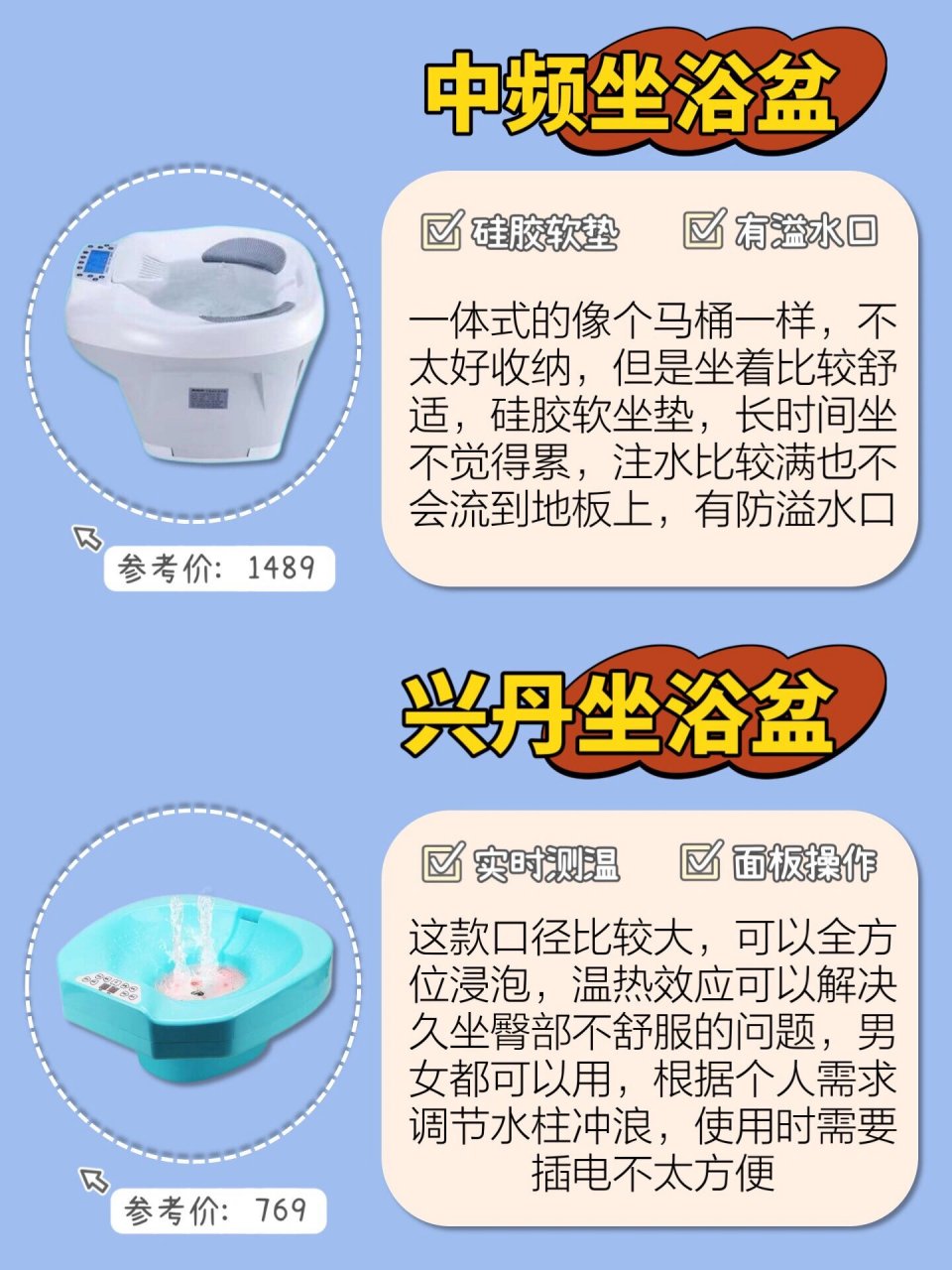 再也不怕清洗不干净 还有没用过坐浴盆的吗?
