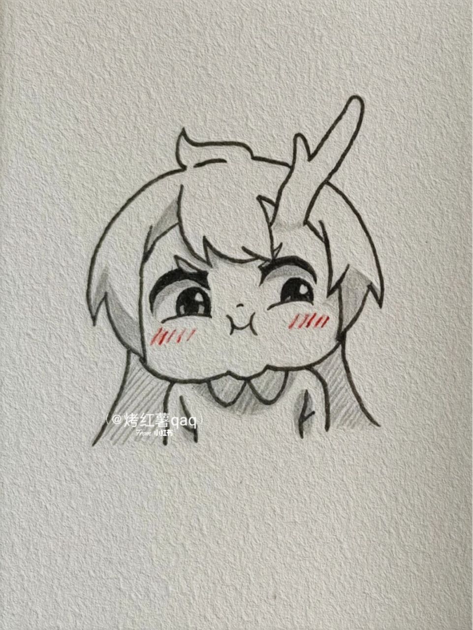 简笔画教程# #可爱简笔画# #茨木童子# #百鬼幼儿园# #寻找小洪书