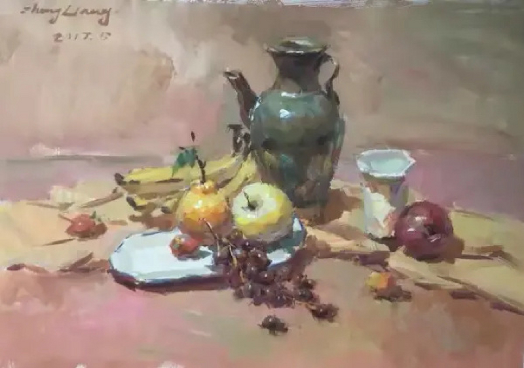 钟亮老师色彩作品欣赏～ 钟亮老师简介 2006年师从湖南绘画名师陈西川