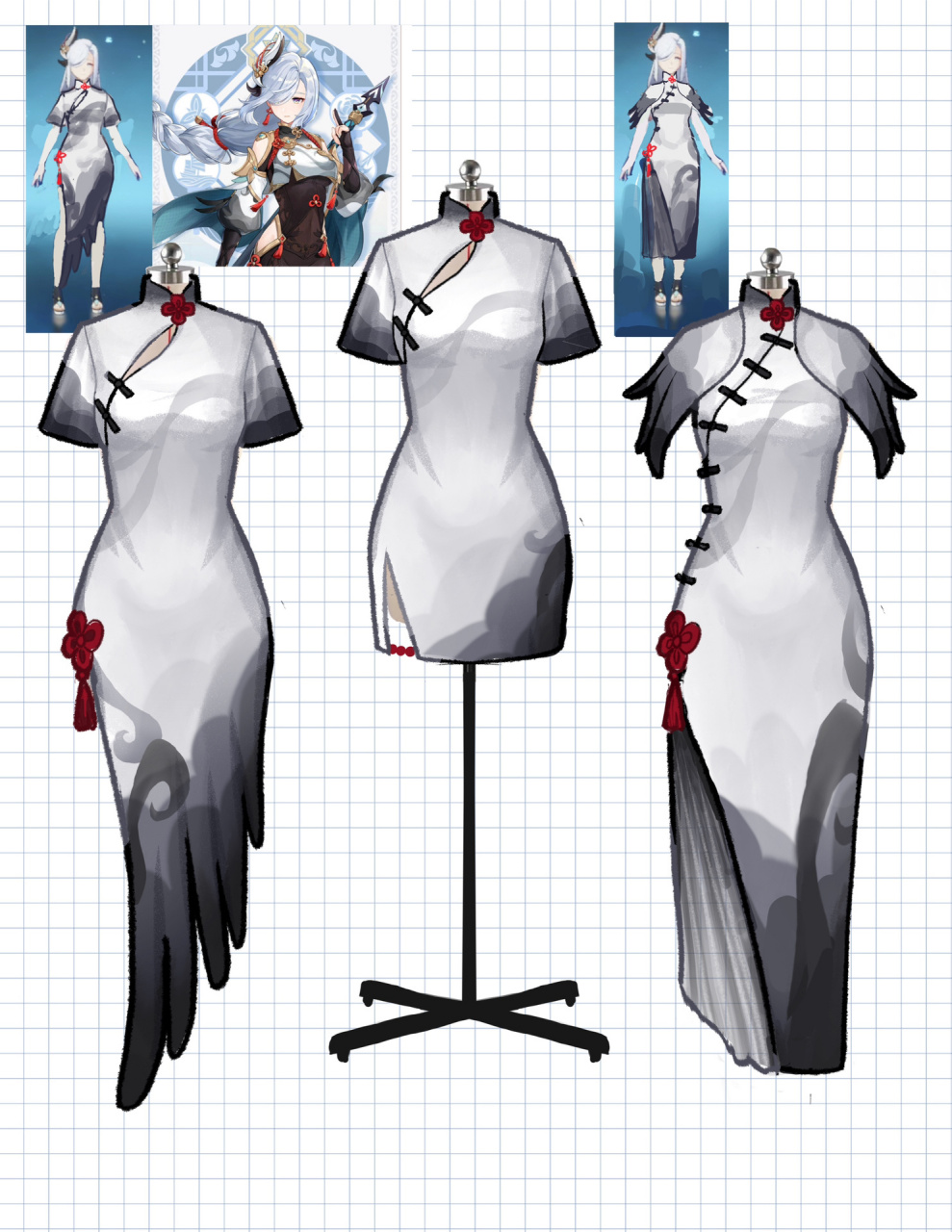 申鹤穿旗袍肯定美呆 如题.