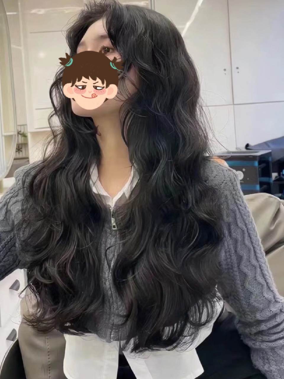 不烫后 悔 长发姐妹一定要尝试的黑发法式烫!不烫后悔!