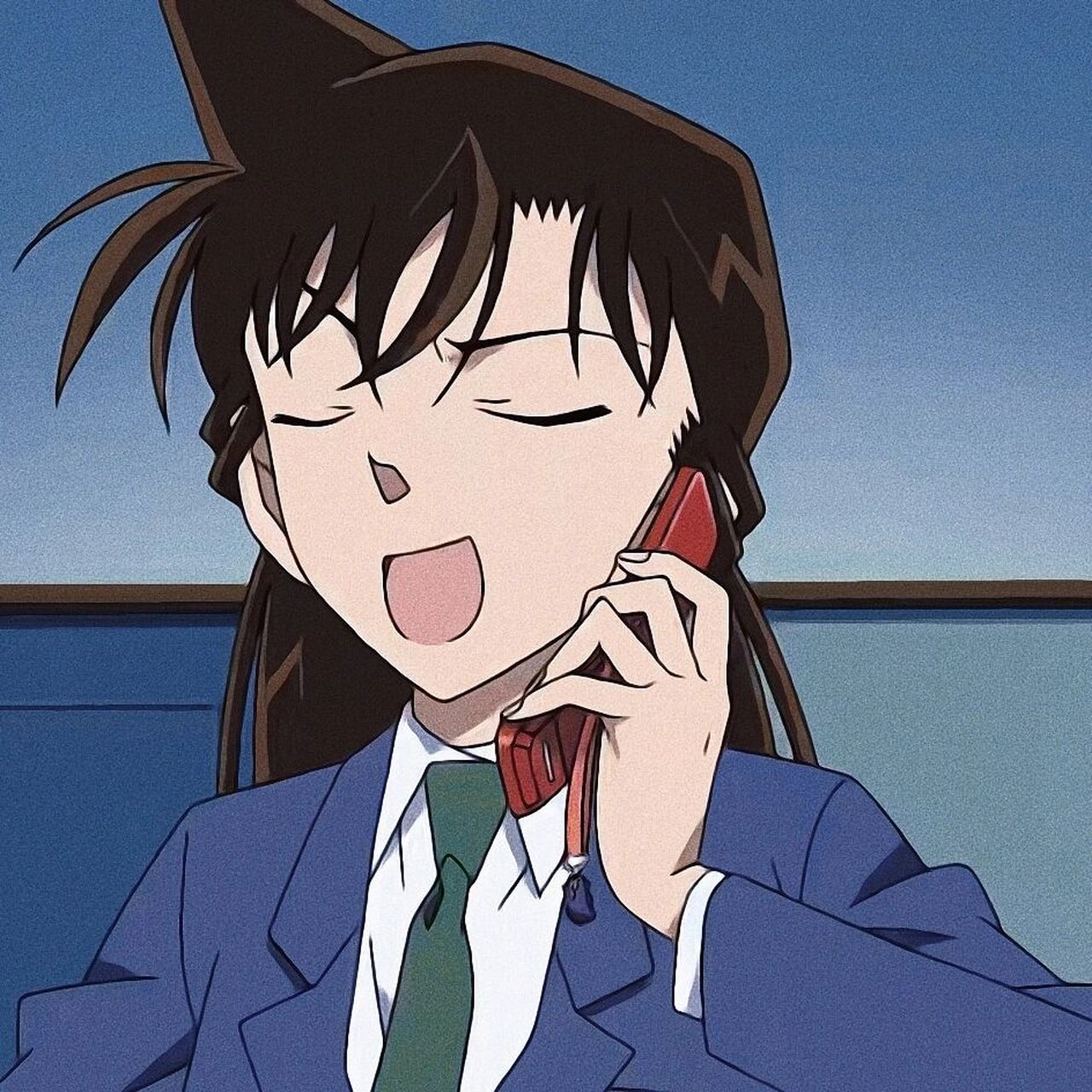 名柯丨制服毛利兰 礼貌拿图/自截保存/长按保存/二传注明