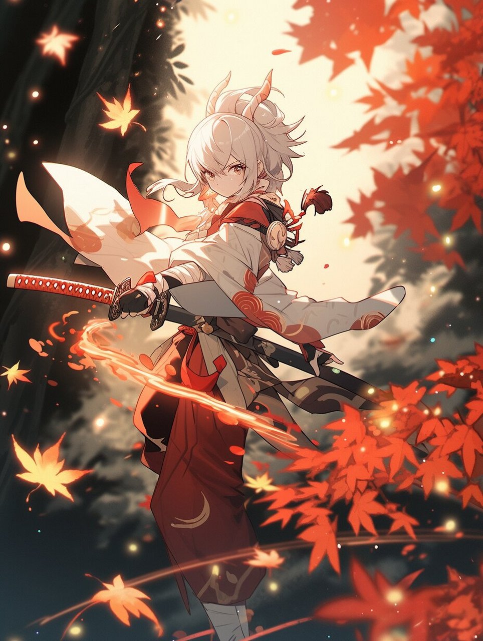 高清原创壁纸|枫原万叶 万叶大人,好帅 	 020202020202