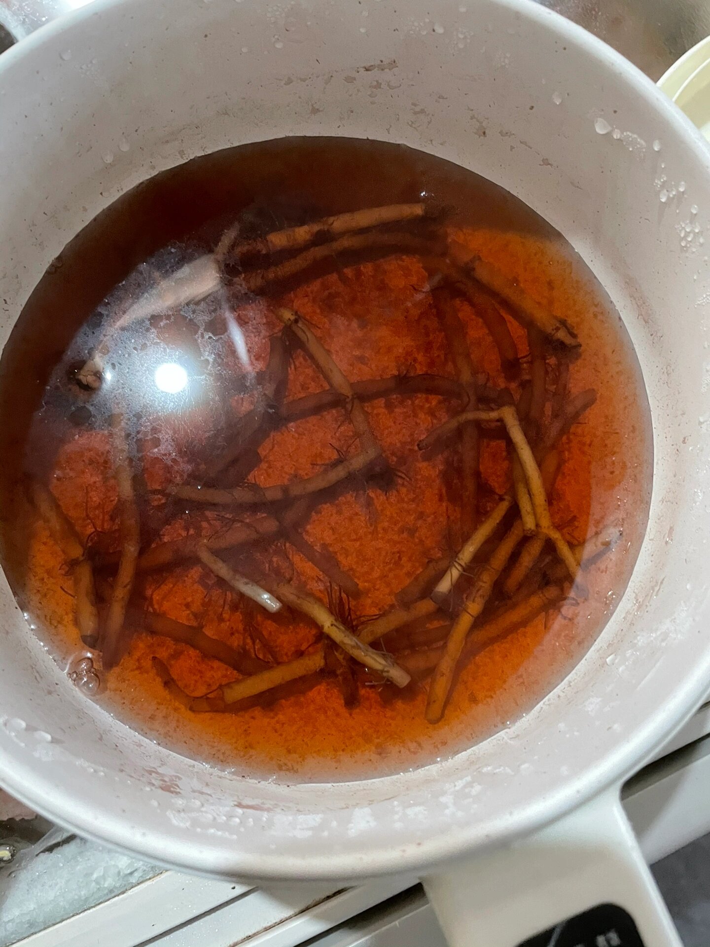 鱼腥草水 鱼腥草煮水/折耳根水 宝宝感冒了不愿意吃药 清热解毒一把手