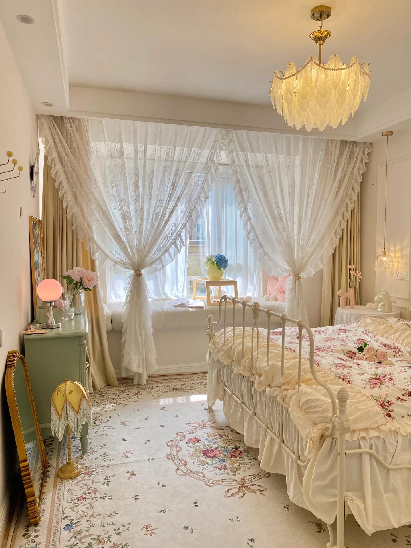 法式装修|普通人住进这样的卧室很满意啦