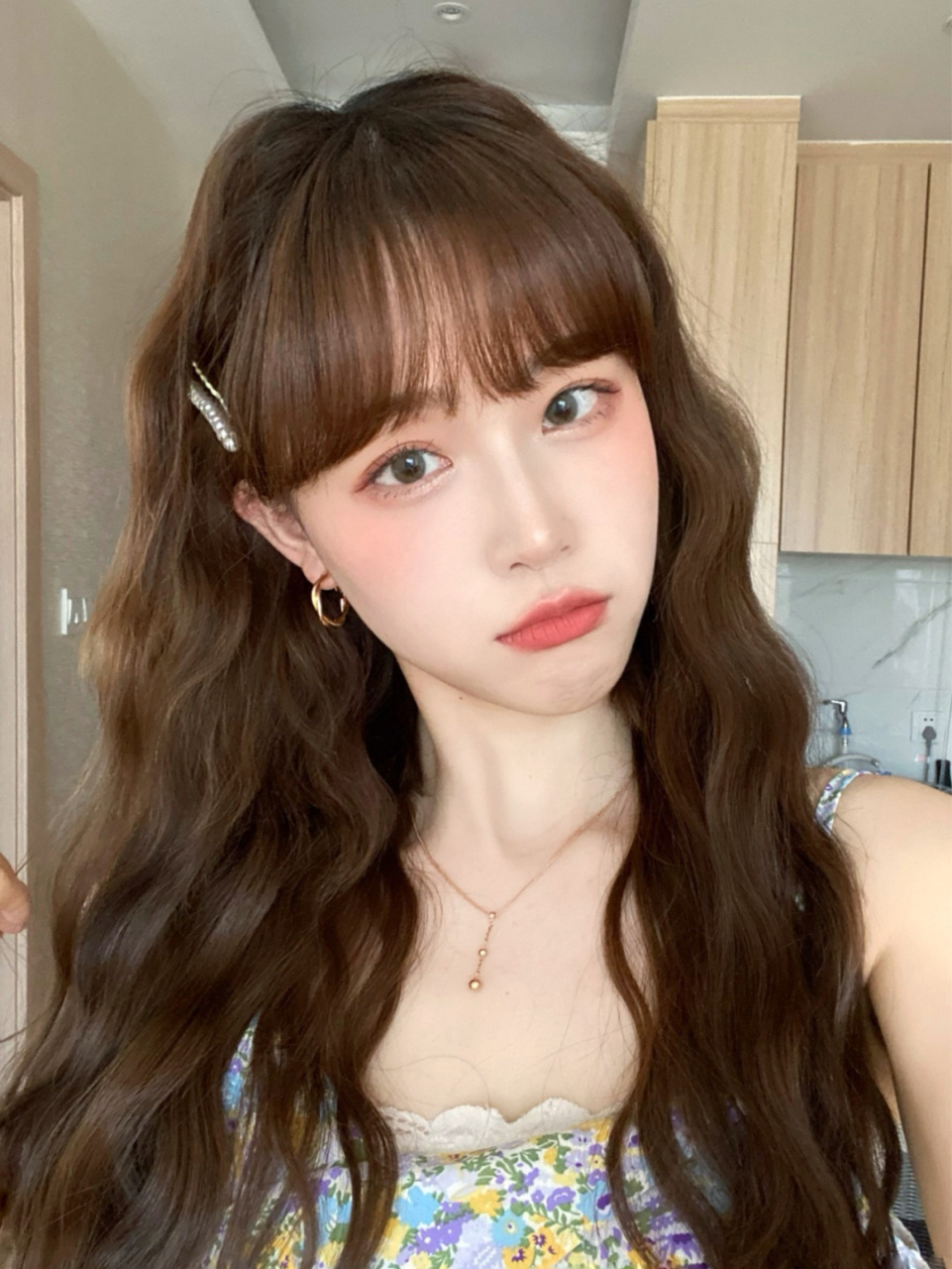 蜜桃色系的少女感妆容!甜而不腻! 无论是日常上学上班还是约会都ok!