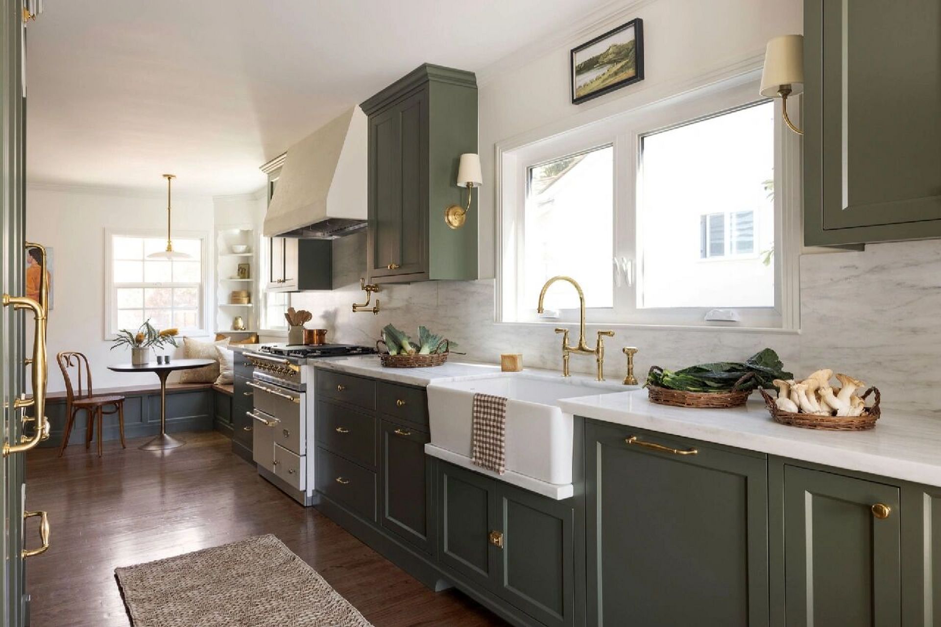 梦中情厨92永远臣服于美式复古绿色系厨房 全屋定制 / 美式复古厨房