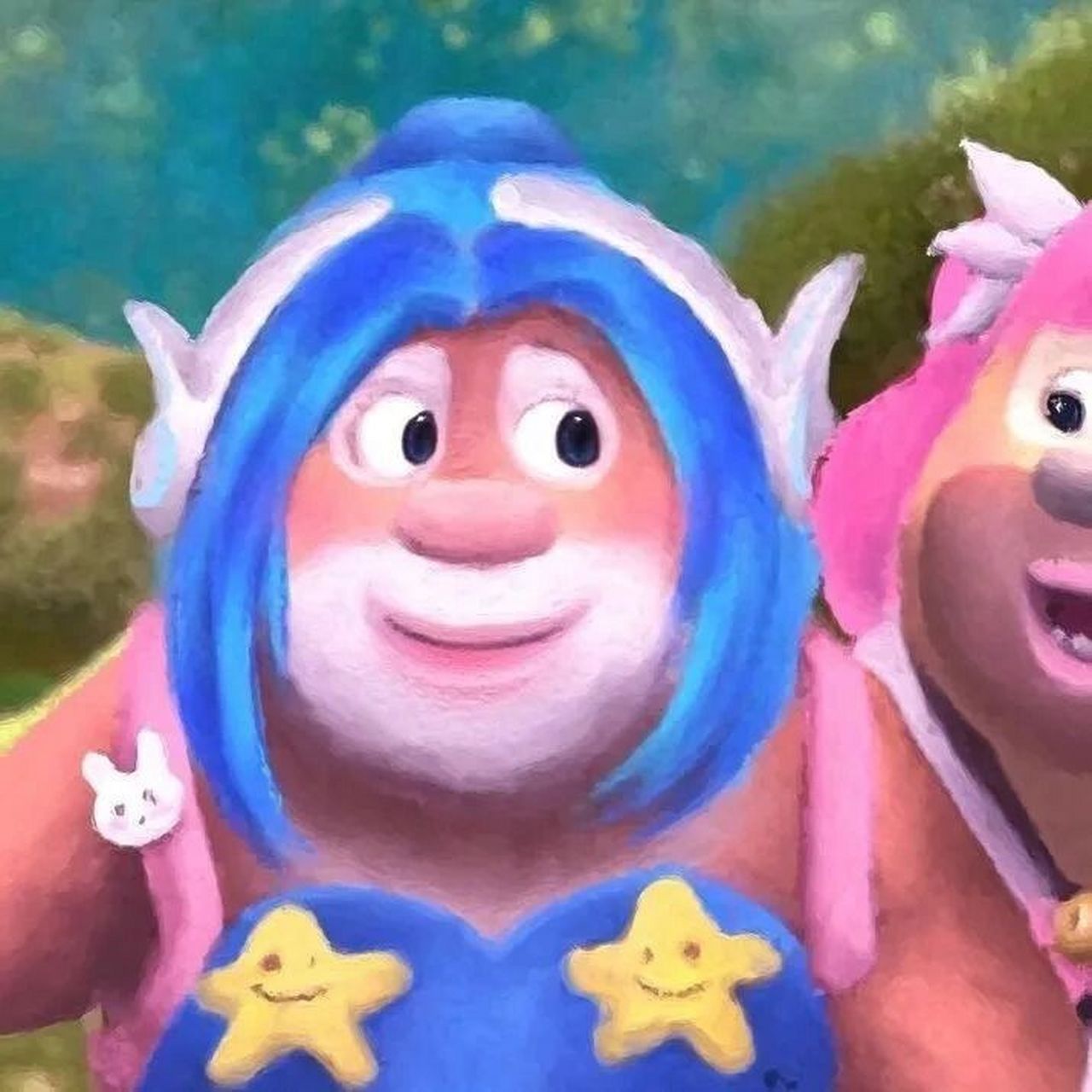 沙雕头像 这熊大熊二都给我弟看emo了