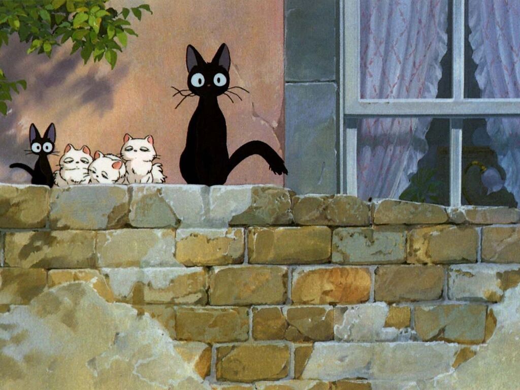 《魔女宅急便》吉吉 | 动漫里的猫 黑猫"吉吉"是小说《魔女宅急便》