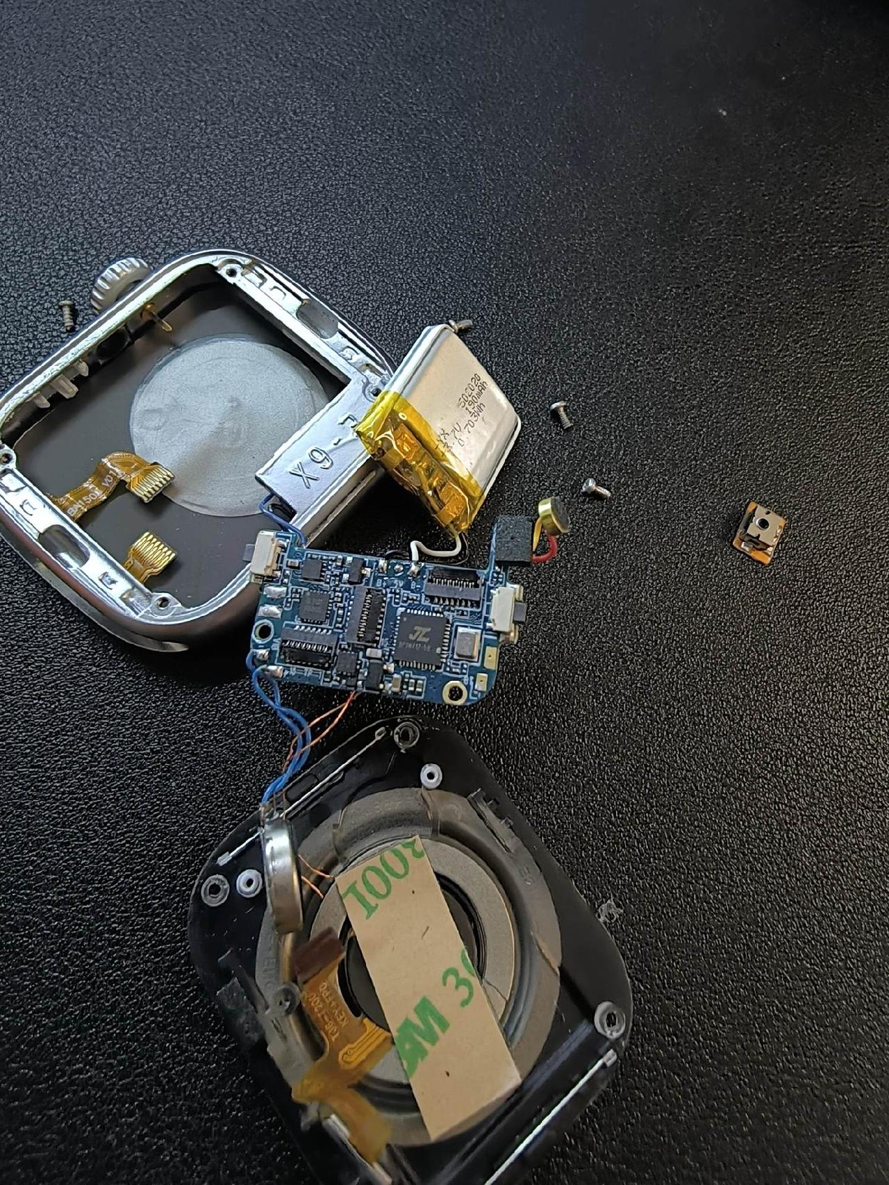 又拆了一款华强北智能手表s9外观的