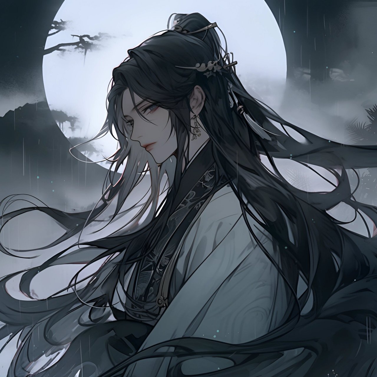 男生头像|古风动漫头像 应粉丝要求,出一组男头,和置顶的女头组合情侣