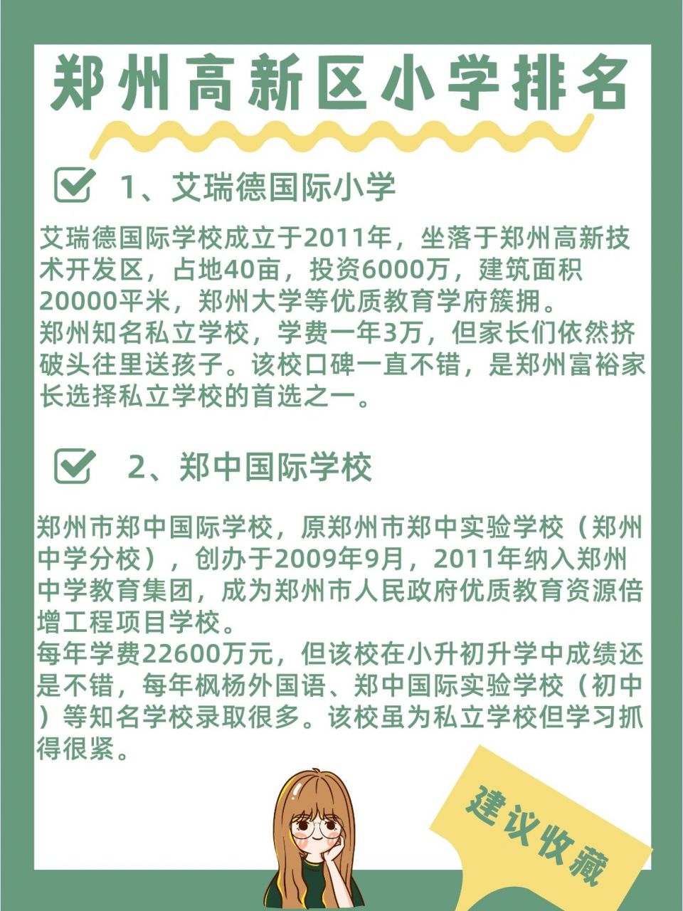 郑州高新区小学排名 整体来说高新区算是教育资源比较强大的一个区