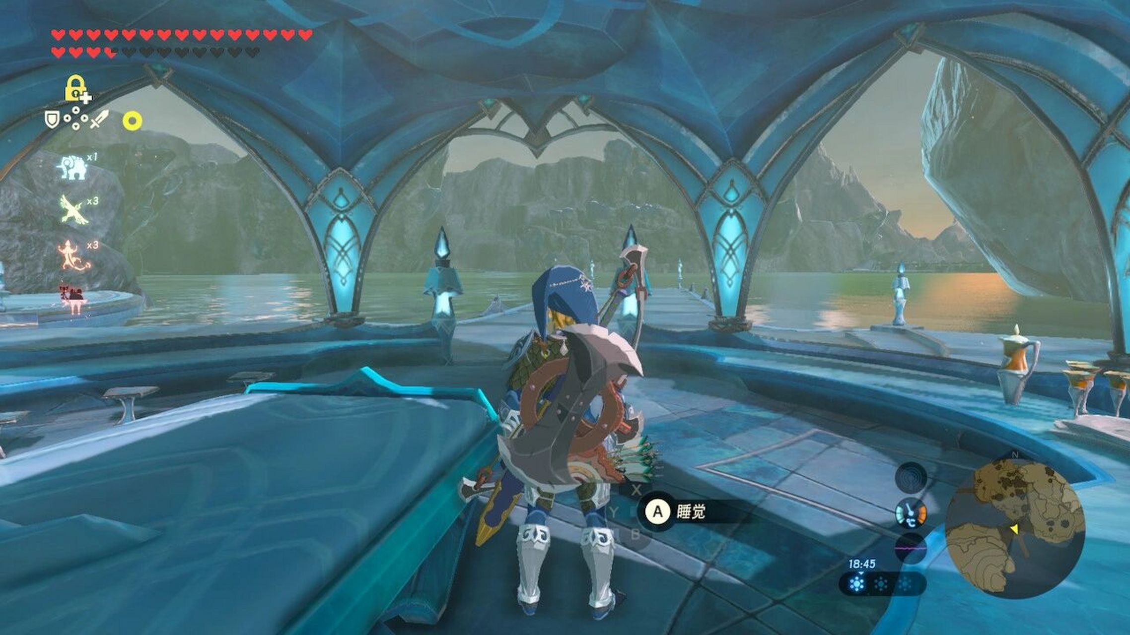 不会我是最后一个知道的吧 卓拉领地这里有一个可以免费睡觉的床 具体