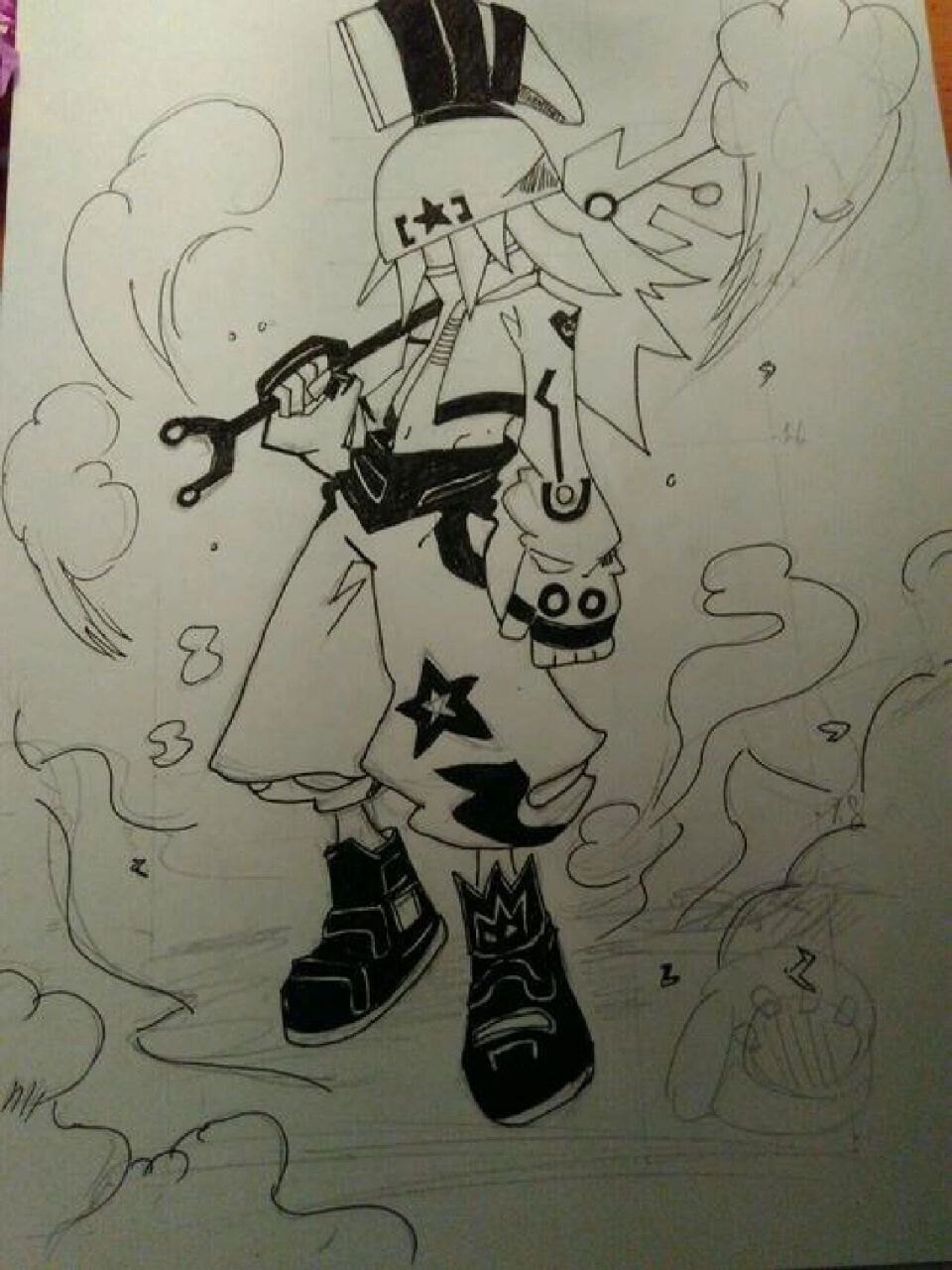 简单几步,教你画凹凸世界的祖玛