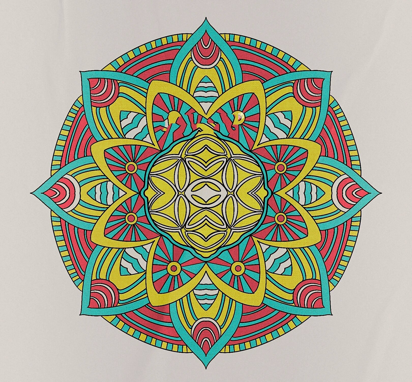 每日图案 彩色装饰图案 中国传统纹样(7) 美出天际的曼荼罗纹样