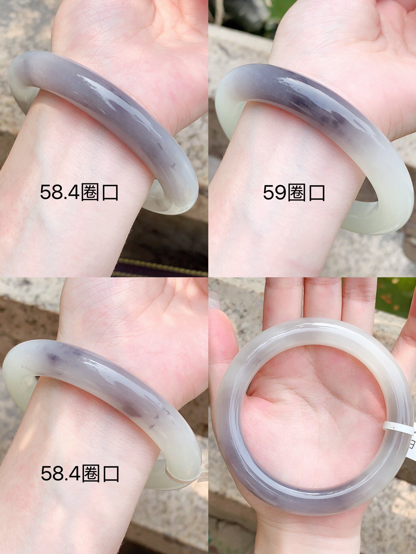 9010000元,和田玉烟紫手镯,神秘贵气感