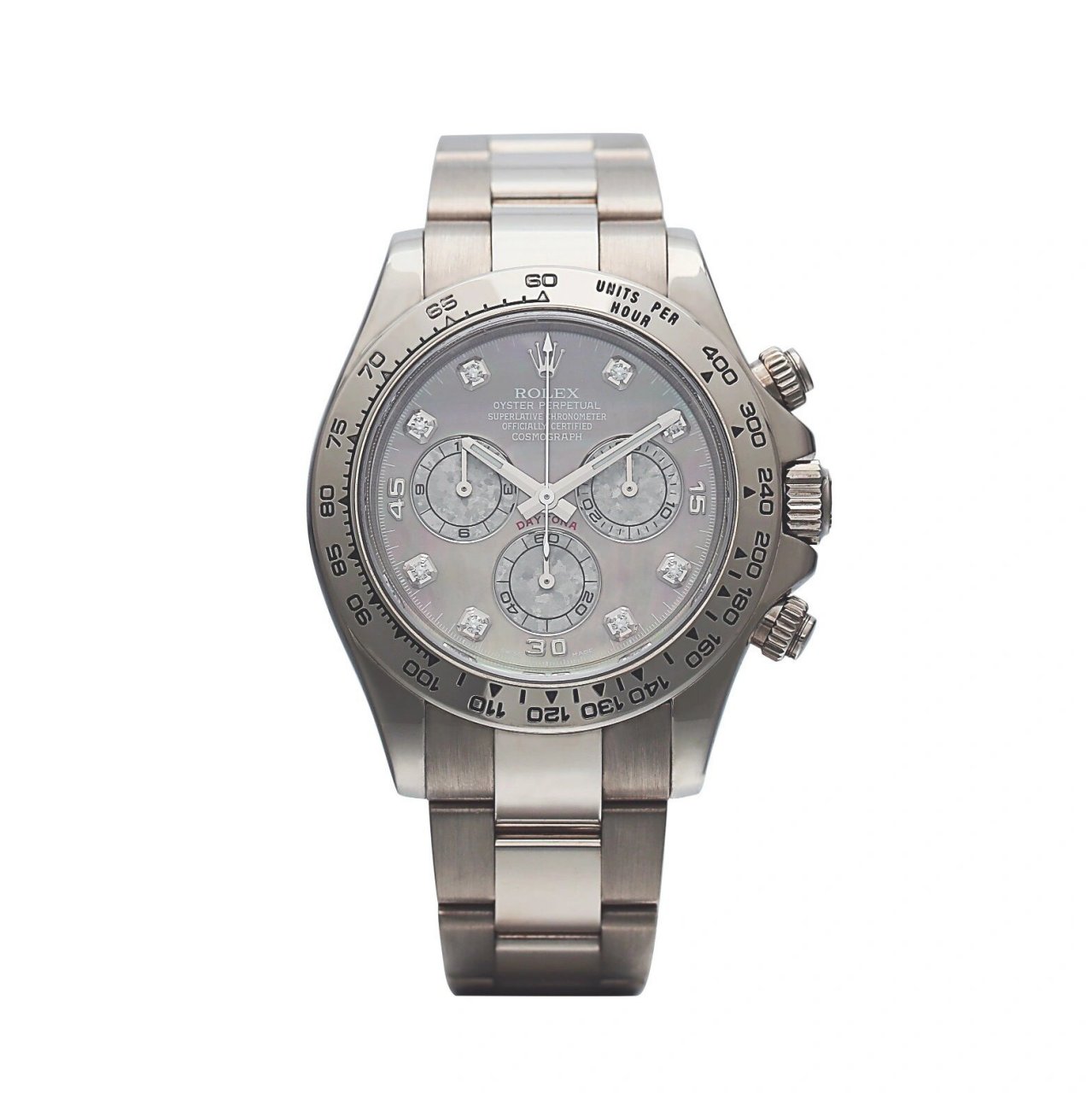 劳力士 系列:迪通拿系列 型号:116509  材质:18k白金 镜面:蓝宝石玻璃