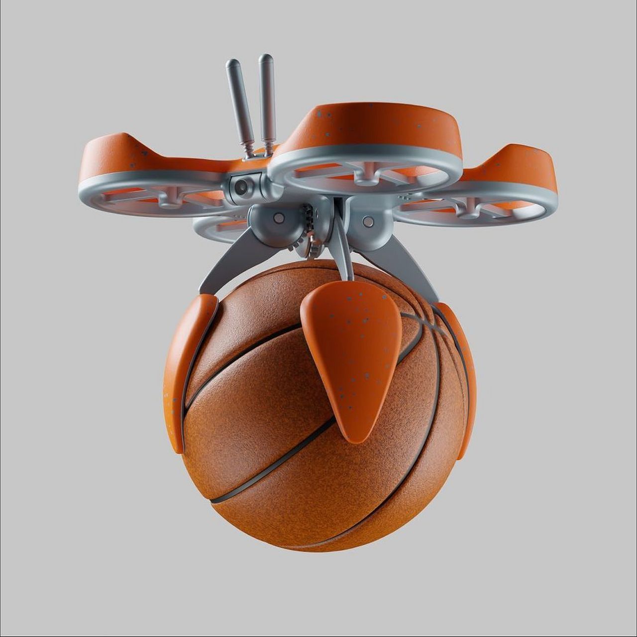 创意设计 | "螃蟹"儿童无人机 该设计灵感来自于抓娃娃机,其底部的