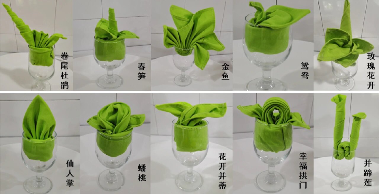 餐巾花集结图片