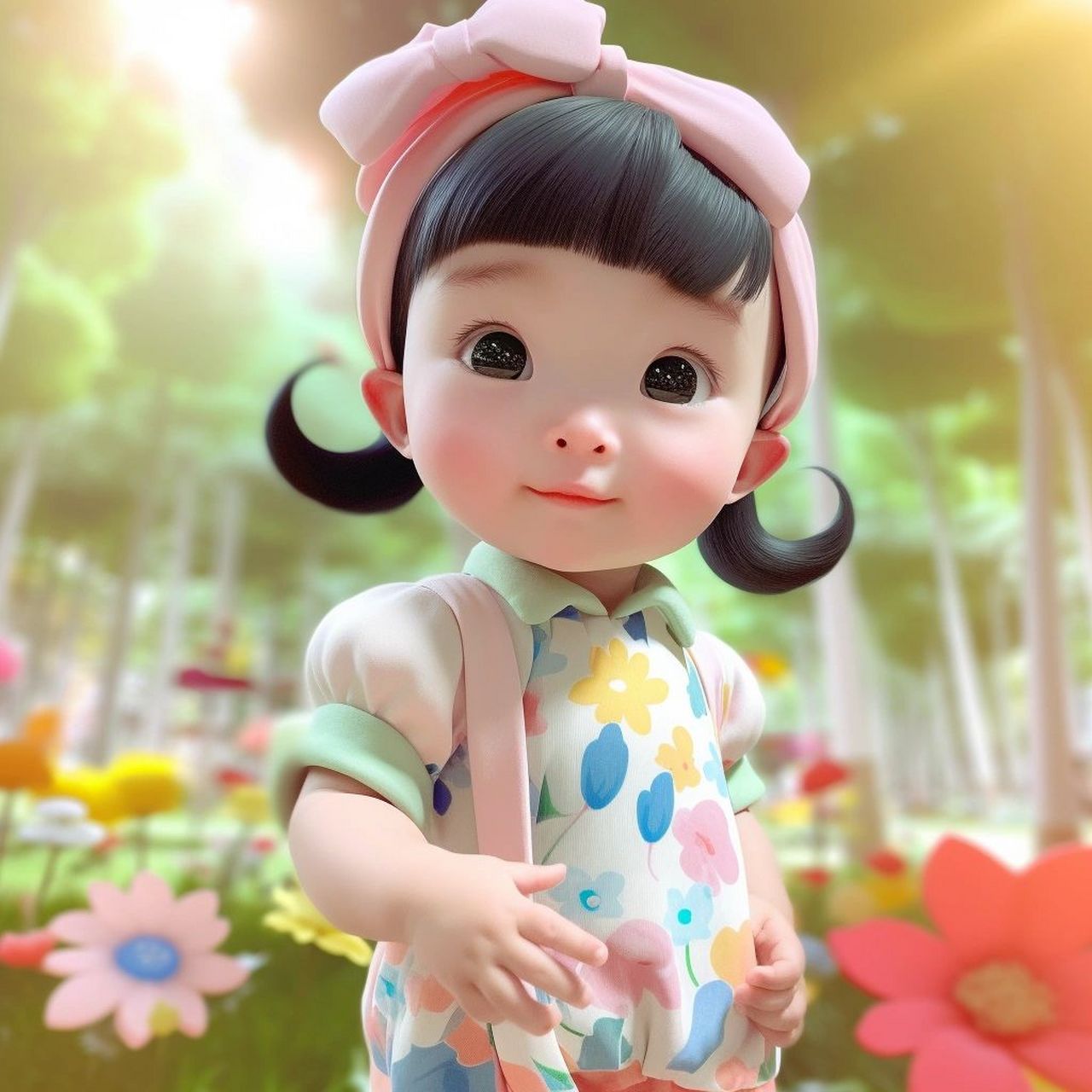 宝宝篇太可爱啦～midjourney来做头像