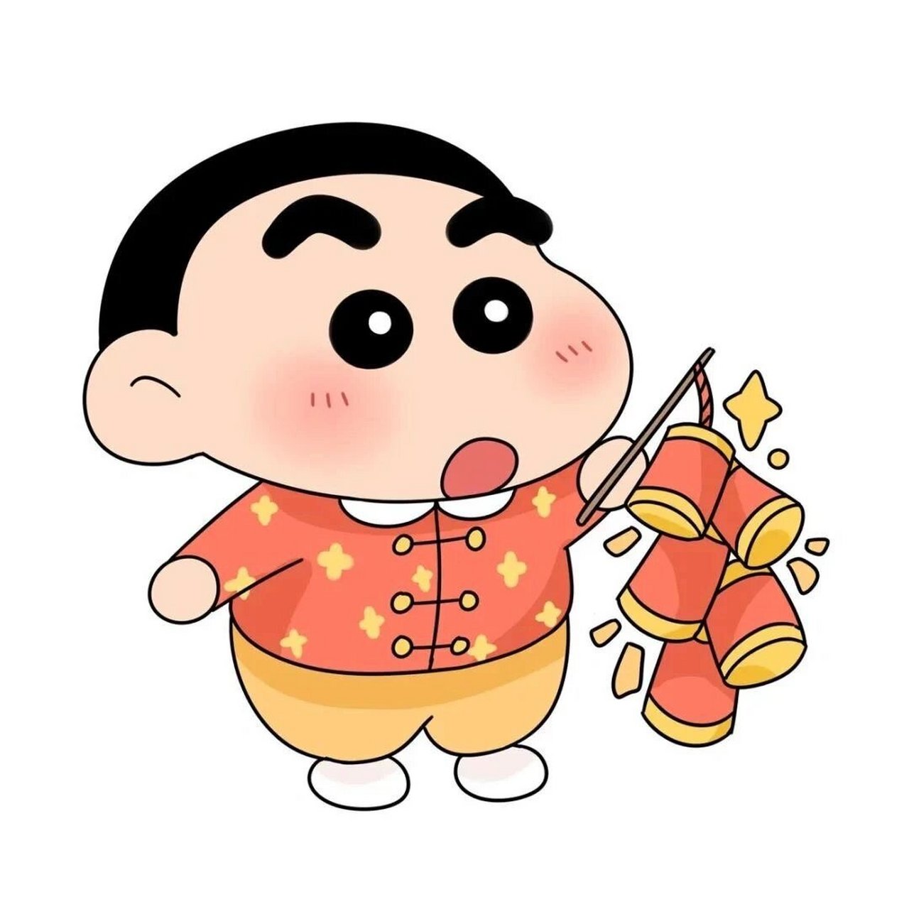 蜡笔小新春节可爱头像