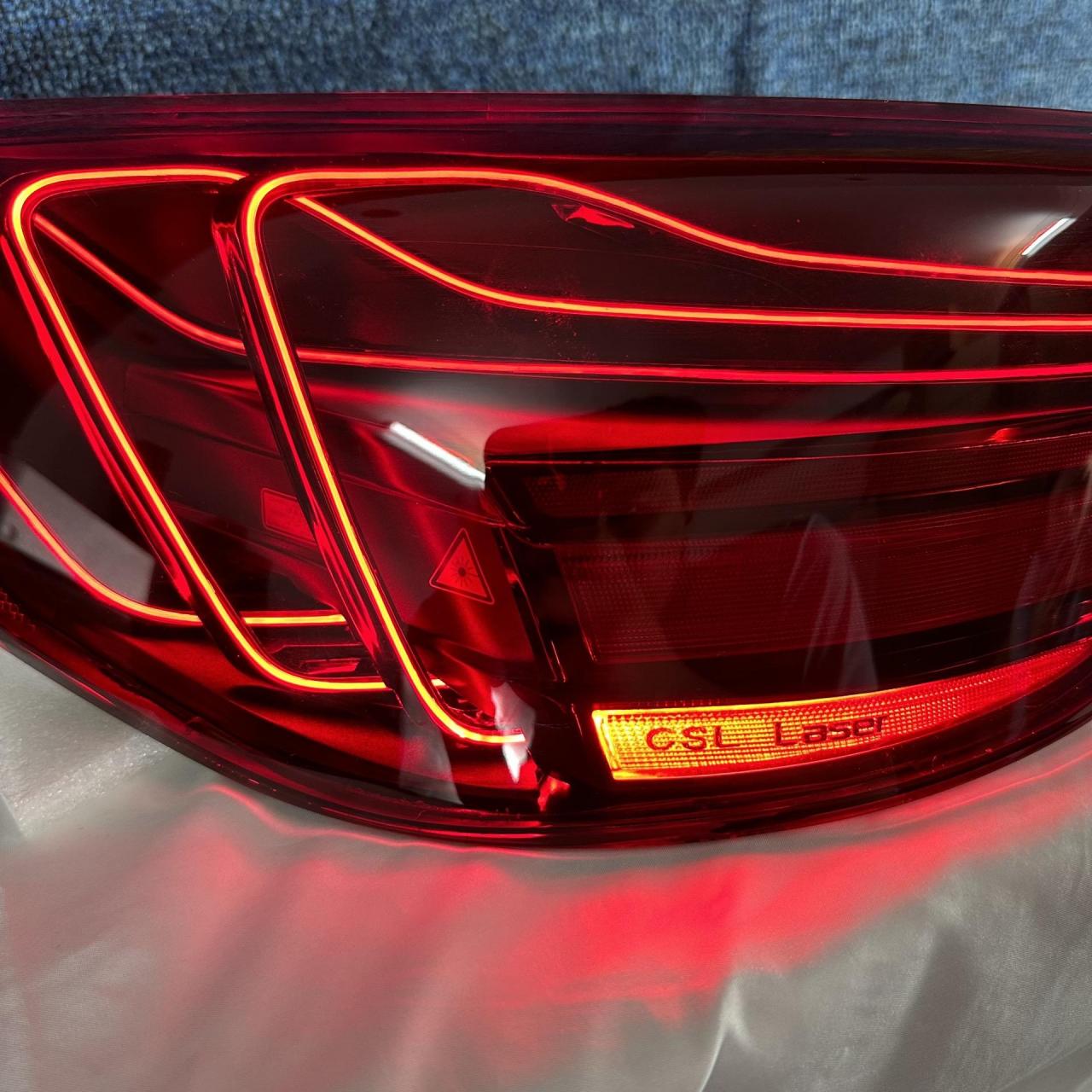 宝马新4系 m4 i4 csl真激光尾灯.