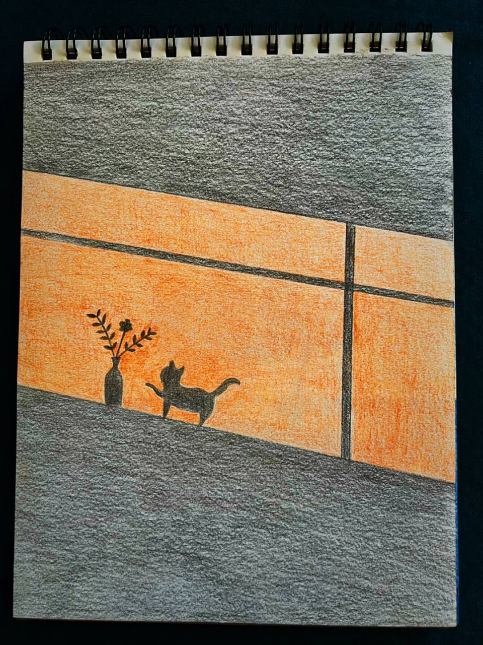 光与影(彩铅画.