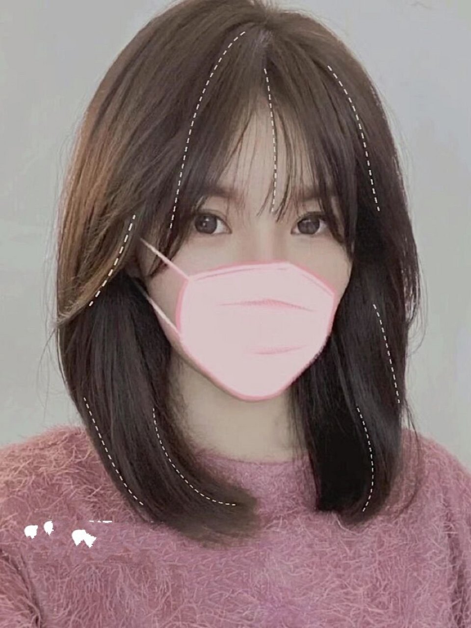 简约蓬松中长发型 减龄修容的锁骨发不需要打理  中发锁骨发烫发 蓬松