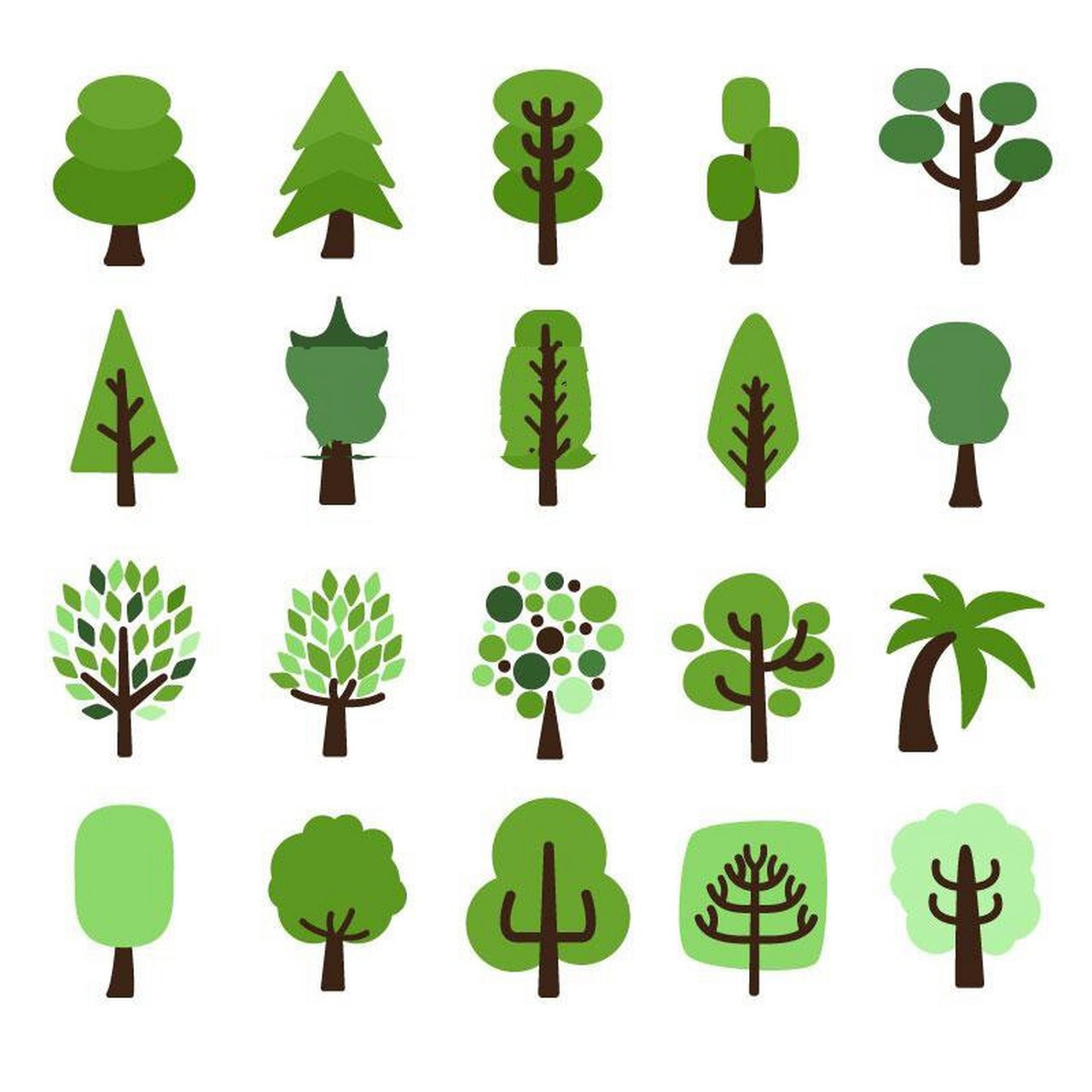 93幼儿园环创 93春季环创 93夏季环创 93绿树大树画法 93可