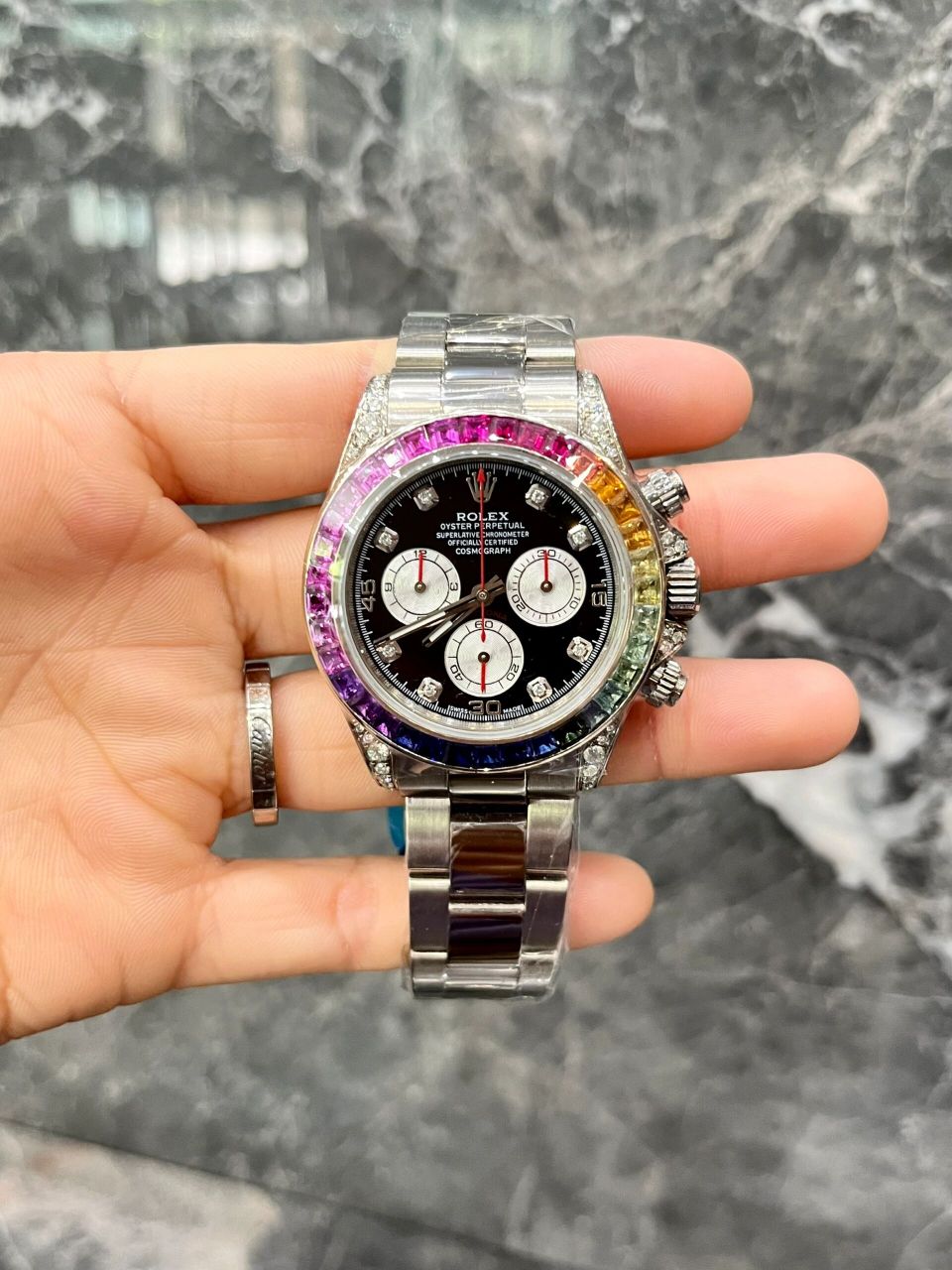 劳力士96彩虹圈|116509升级116599价更美 劳力士迪通拿系列116509